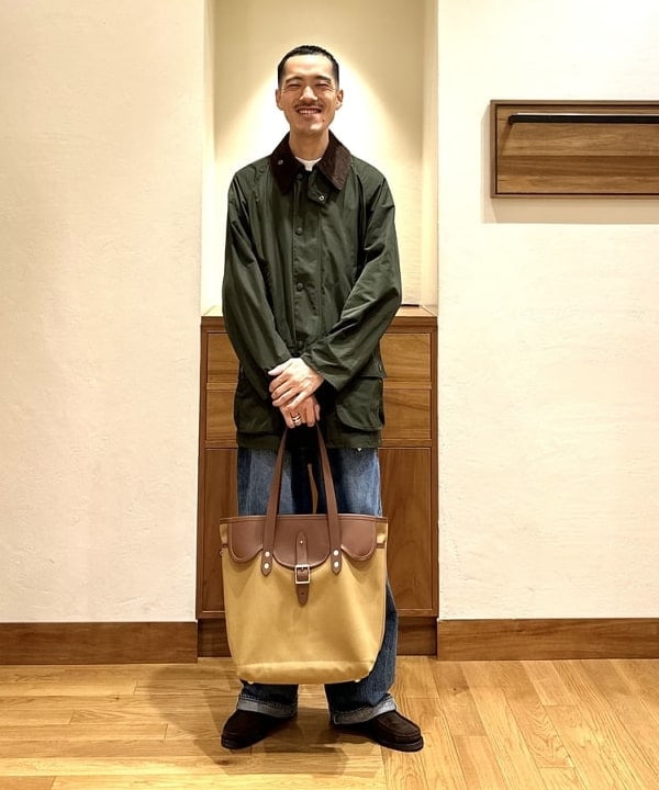 BEAMS MEN | 【別注】CROOTS / フラップ ポケット トートバッグ
