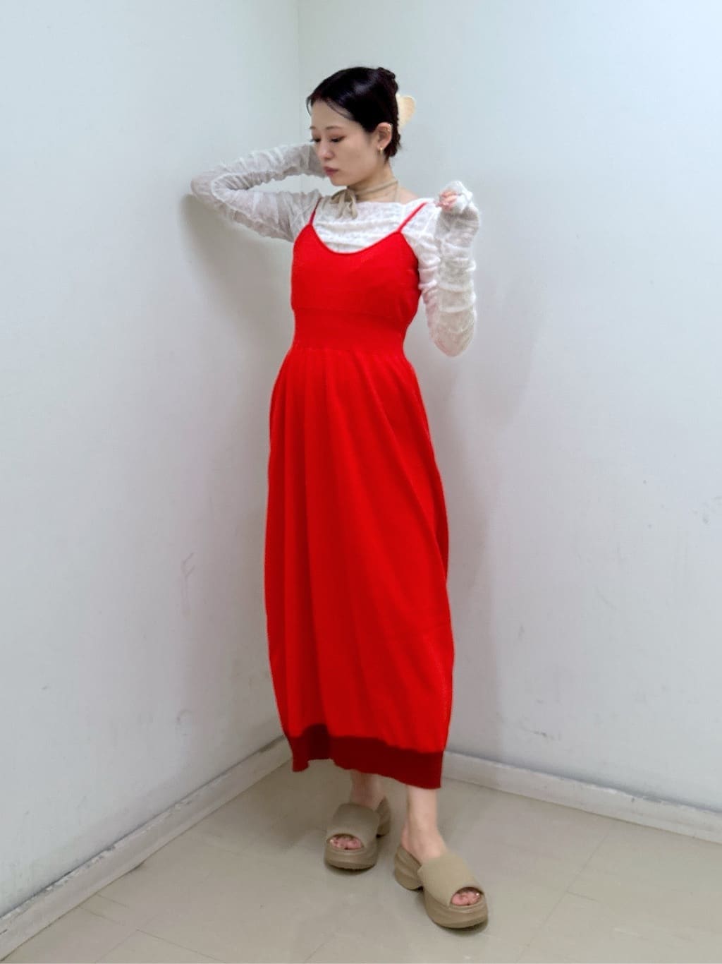 STACCATOのユーミーニットサンダルを使ったコーディネートを紹介します。｜Rakuten Fashion(楽天ファッション／旧楽天ブランドアベニュー)6026860