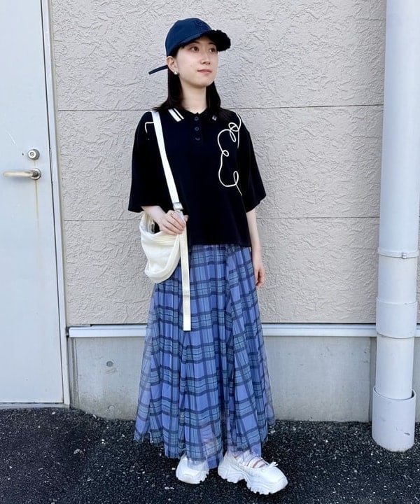 BEAMS HEARTのコード刺繍 ニットポロを使ったコーディネートを紹介します。｜Rakuten Fashion(楽天ファッション／旧楽天ブランドアベニュー)6027949