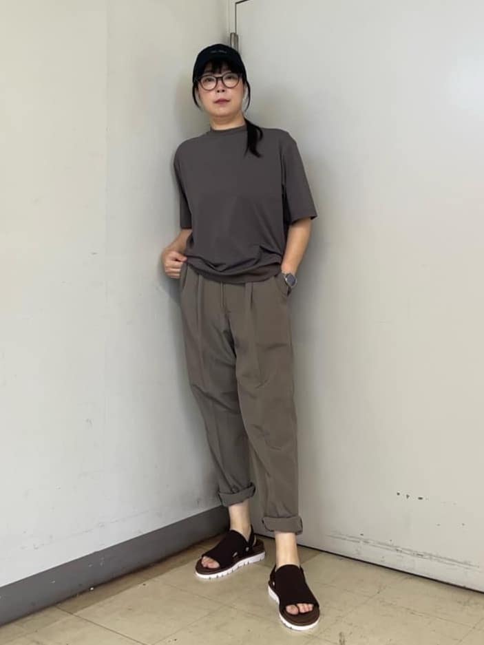 TAKEO KIKUCHIの【COOL CITY WEAR】テーラードTシャツ /接触冷感を使ったコーディネートを紹介します。｜Rakuten Fashion(楽天ファッション／旧楽天ブランドアベニュー)6032051