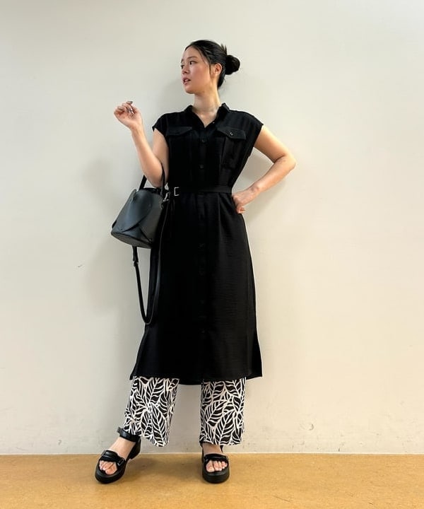 BEAMS HEARTのリーフプリント イージー パンツを使ったコーディネートを紹介します。｜Rakuten Fashion(楽天ファッション／旧楽天ブランドアベニュー)6033328