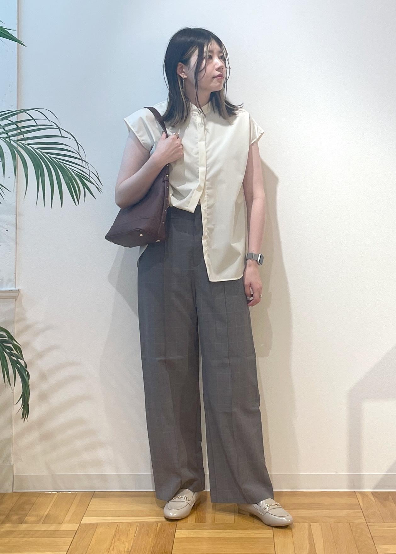 ROPE' PICNICの【防シワ】リボンフレンチスリーブシャツを使ったコーディネートを紹介します。｜Rakuten Fashion(楽天ファッション／旧楽天ブランドアベニュー)6052948