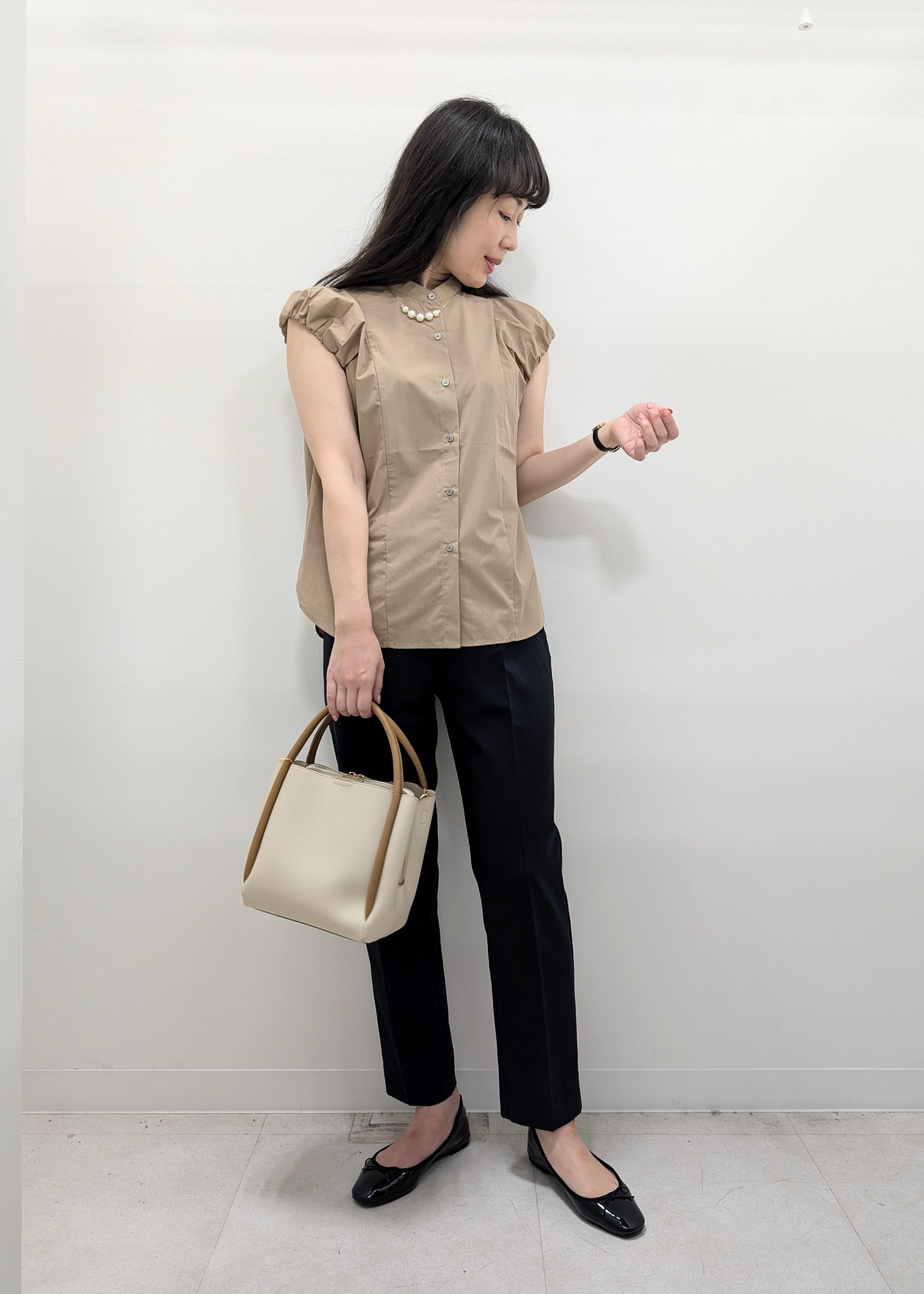 ROPE' PICNICの着丈が選べるバルーンスリーブシャツブラウス/イージーケアを使ったコーディネートを紹介します。｜Rakuten Fashion(楽天ファッション／旧楽天ブランドアベニュー)6052901