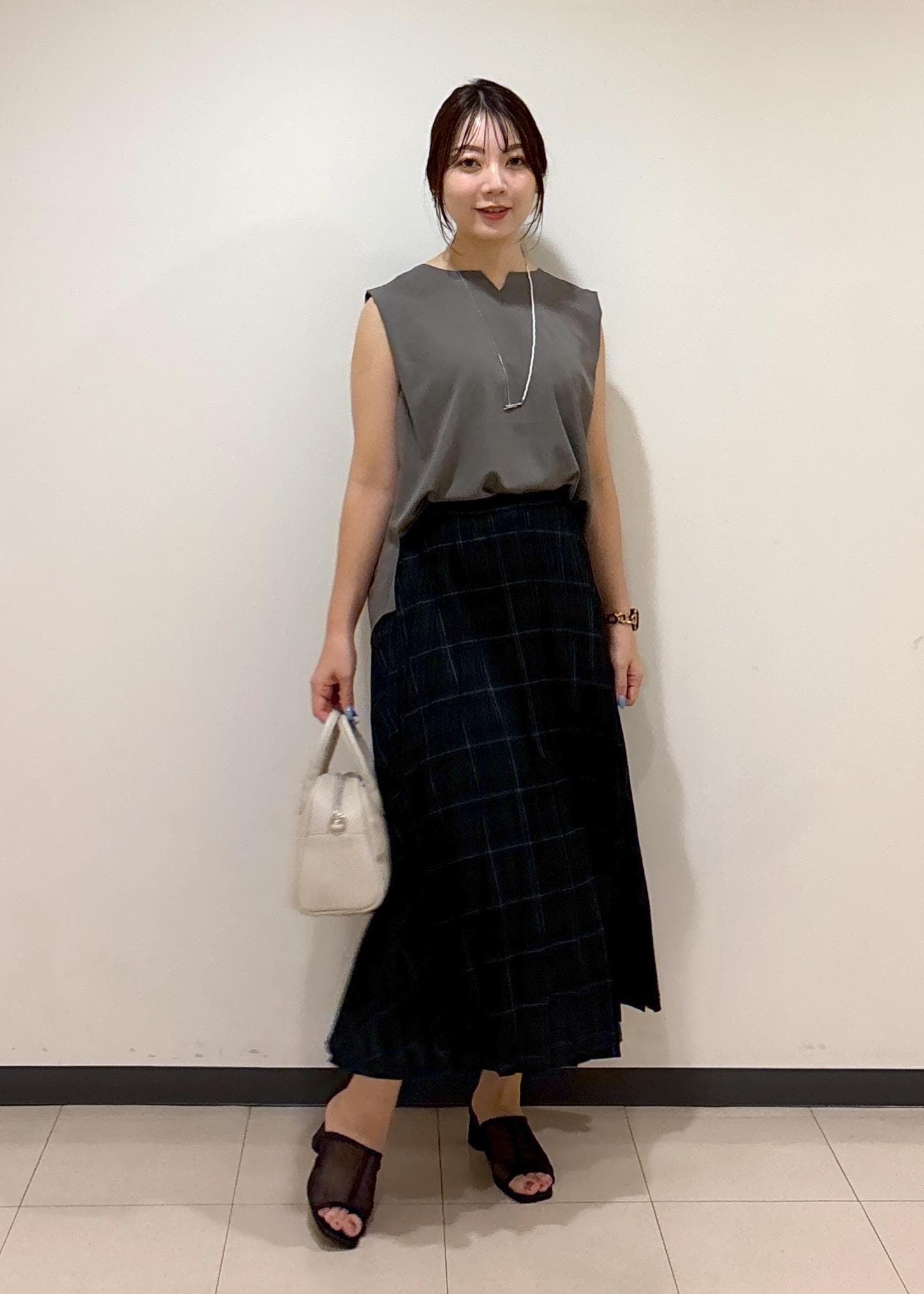 ROPE' PICNICのスクエアトゥチュールミュールを使ったコーディネートを紹介します。｜Rakuten Fashion(楽天ファッション／旧楽天ブランドアベニュー)6052909