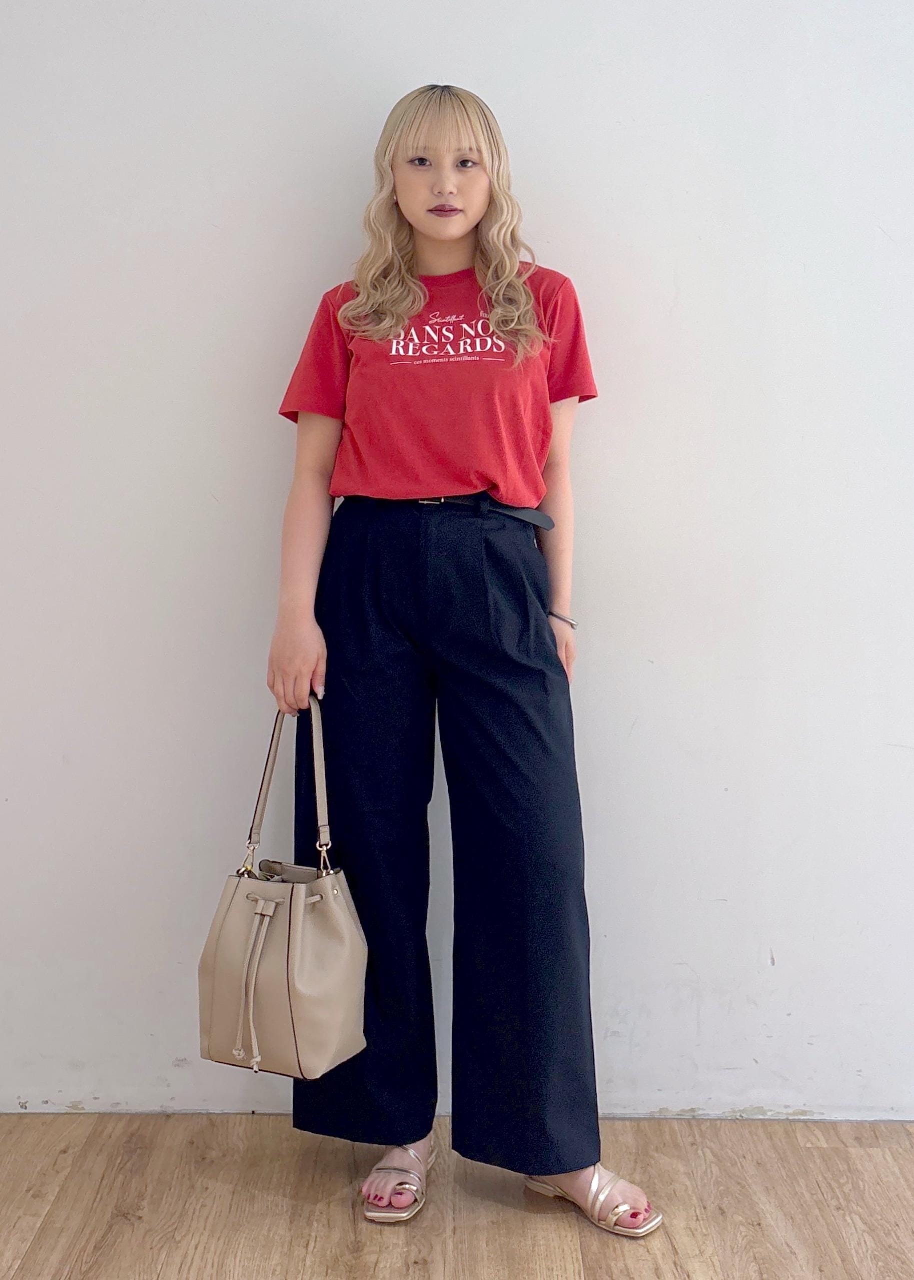 ROPE' PICNICの【UVカット・接触冷感・汗染み加工】フレンチロゴプリントTシャツを使ったコーディネートを紹介します。｜Rakuten Fashion(楽天ファッション／旧楽天ブランドアベニュー)6052915