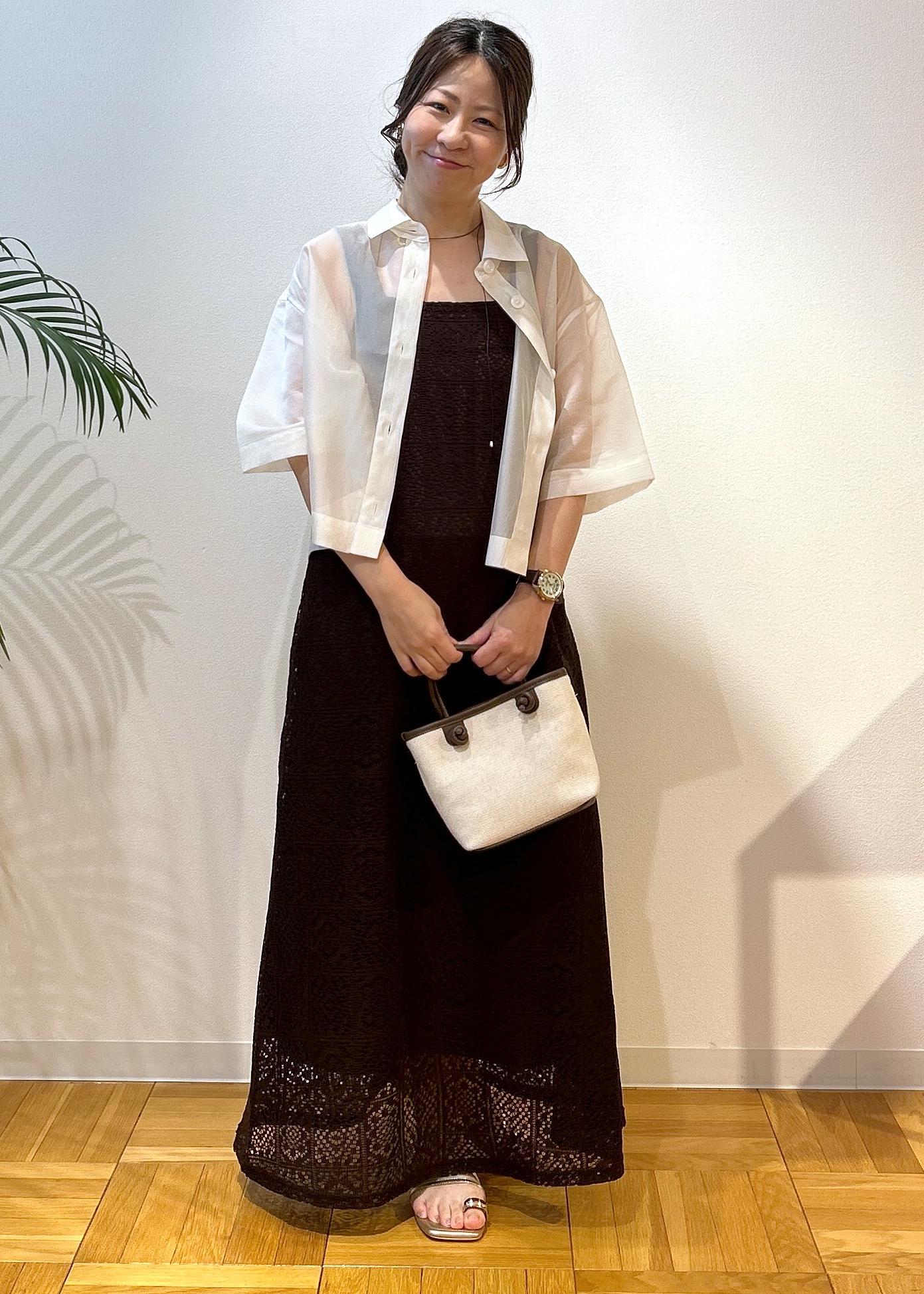 ROPE' PICNICの【接触冷感】ハーフスリーブシアーシャツを使ったコーディネートを紹介します。｜Rakuten Fashion(楽天ファッション／旧楽天ブランドアベニュー)6052965