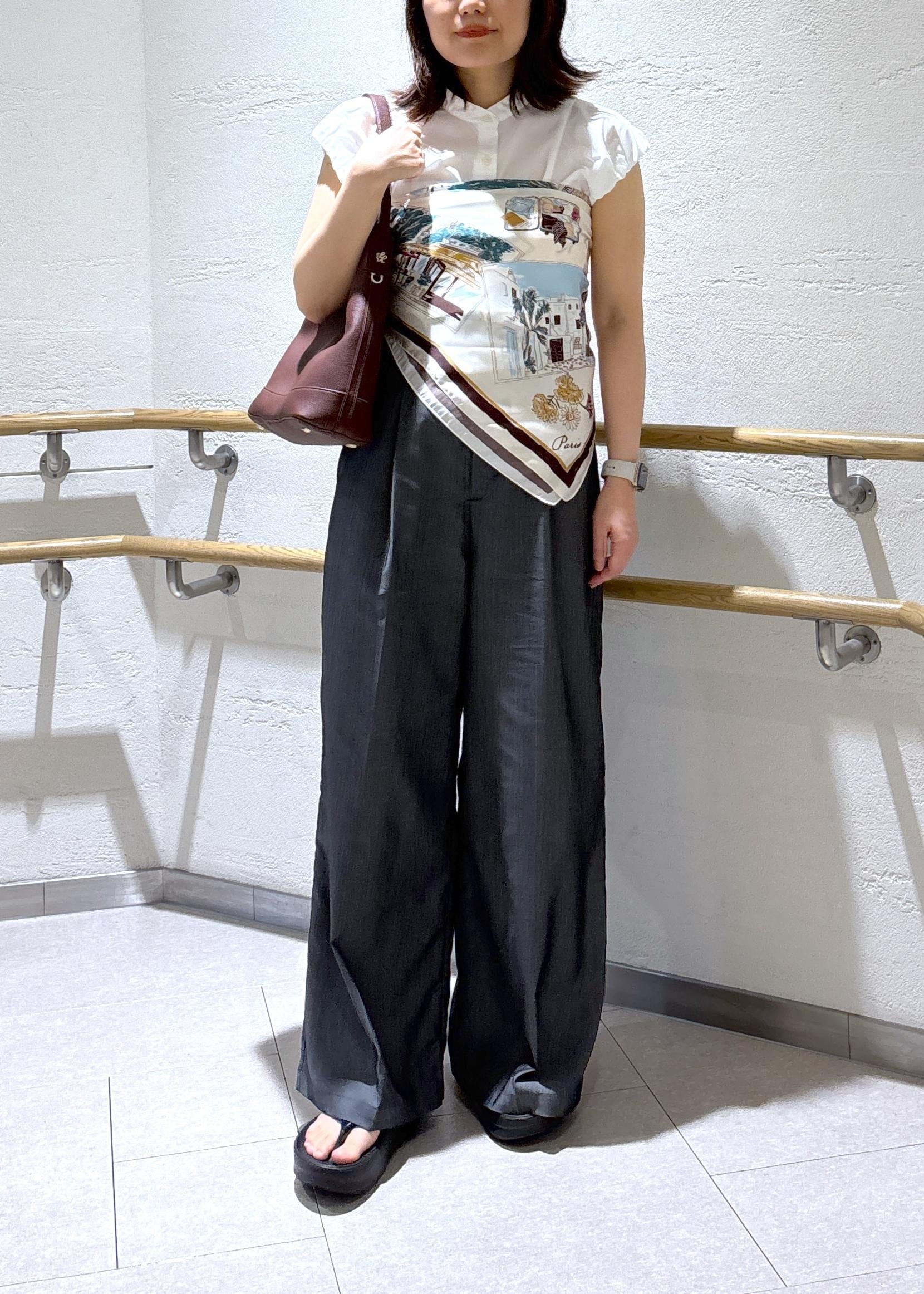 ROPE' PICNICの着丈が選べるバルーンスリーブシャツブラウス/イージーケアを使ったコーディネートを紹介します。｜Rakuten Fashion(楽天ファッション／旧楽天ブランドアベニュー)6052968