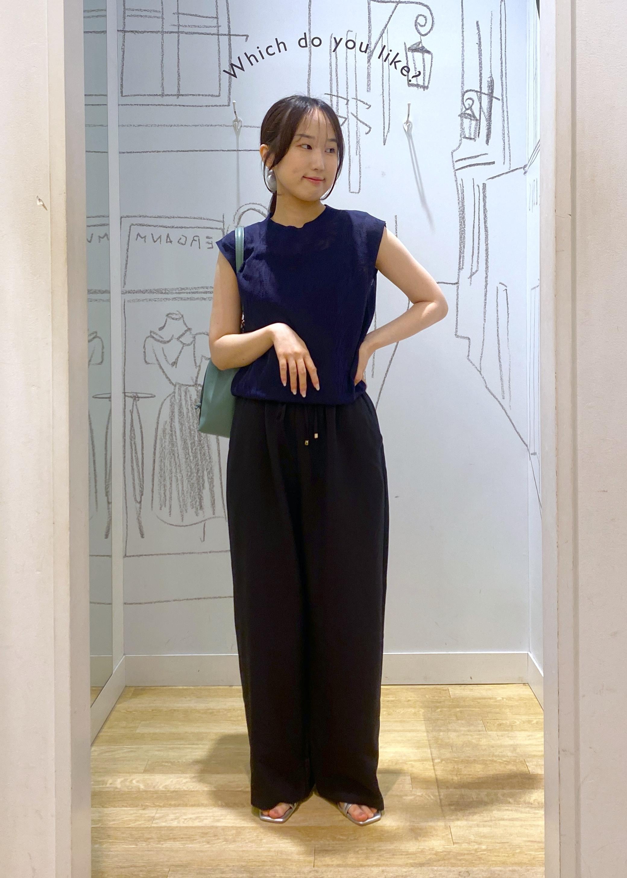 ROPE' PICNICのレーシーフレンチサマーニットを使ったコーディネートを紹介します。｜Rakuten Fashion(楽天ファッション／旧楽天ブランドアベニュー)6052977