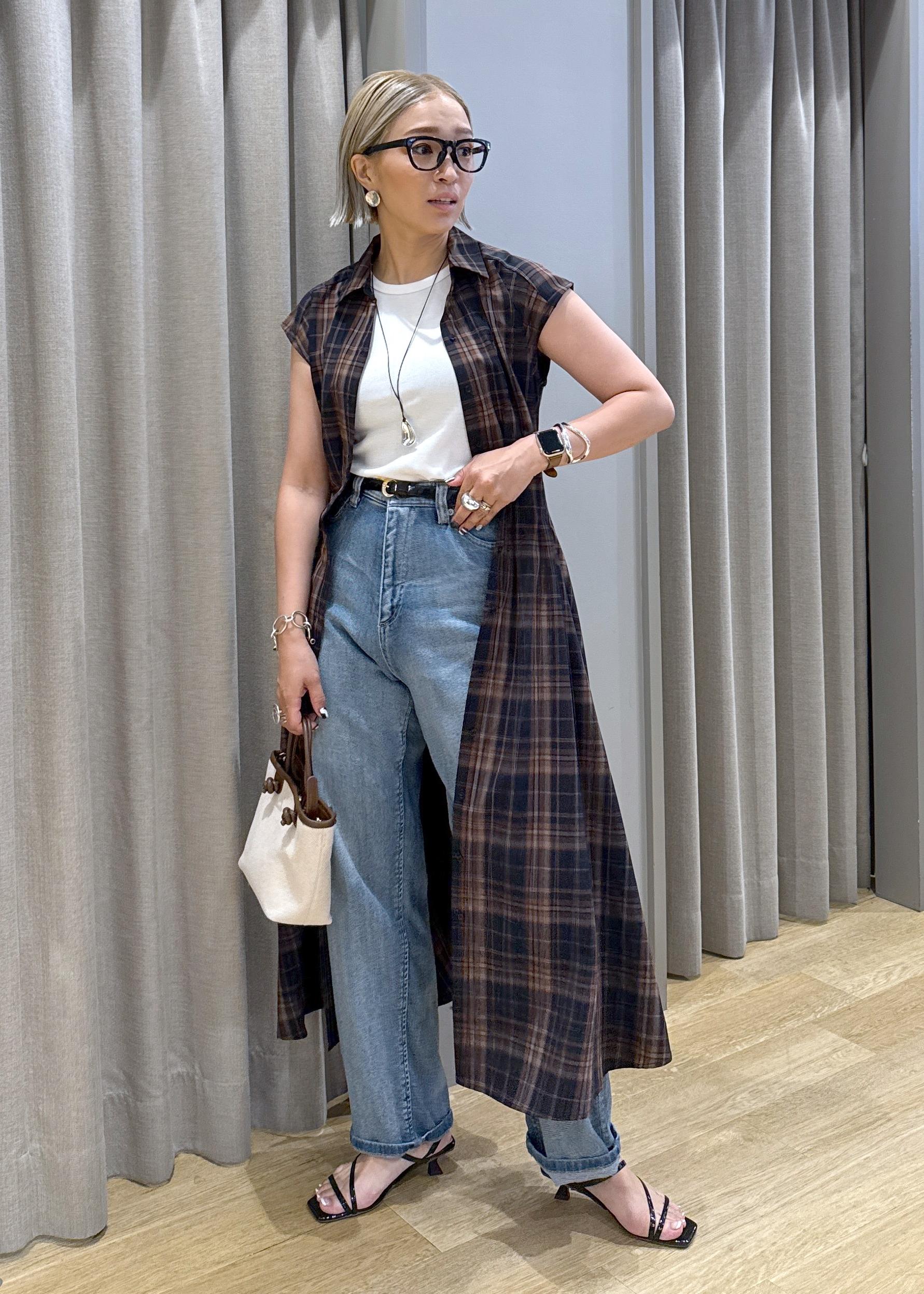 ROPE' PICNICのウエストタックチェックアソートワンピースを使ったコーディネートを紹介します。｜Rakuten Fashion(楽天ファッション／旧楽天ブランドアベニュー)6052997