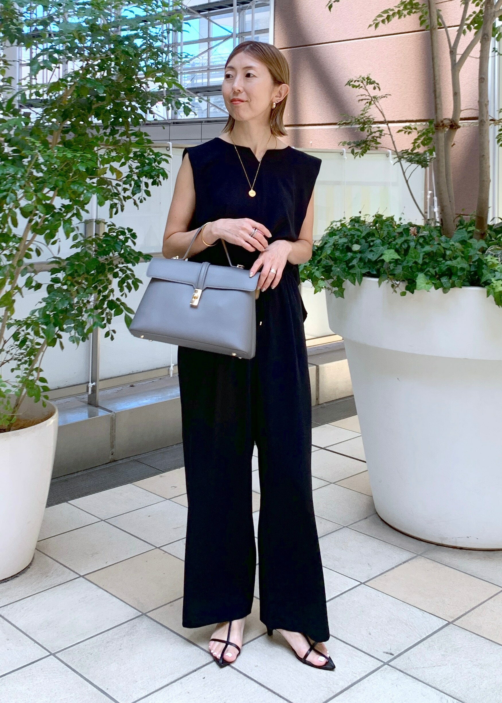 ROPE' PICNICのジョーゼット肩タックブラウス/セットアップ対応を使ったコーディネートを紹介します。｜Rakuten Fashion(楽天ファッション／旧楽天ブランドアベニュー)6052951