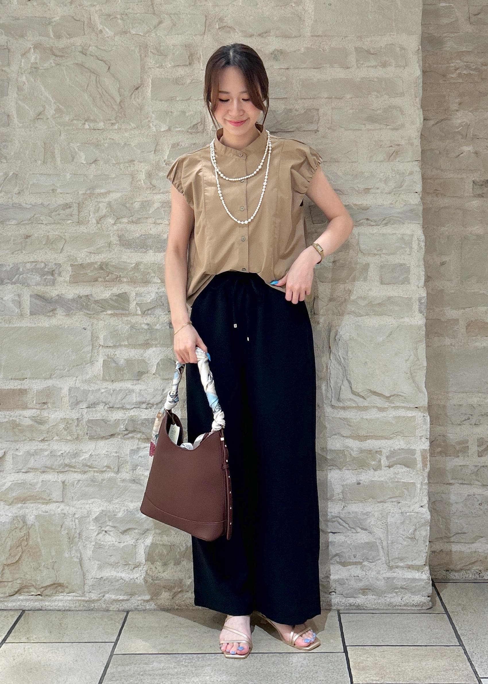 ROPE' PICNICの着丈が選べるバルーンスリーブシャツブラウス/イージーケアを使ったコーディネートを紹介します。｜Rakuten Fashion(楽天ファッション／旧楽天ブランドアベニュー)6052995