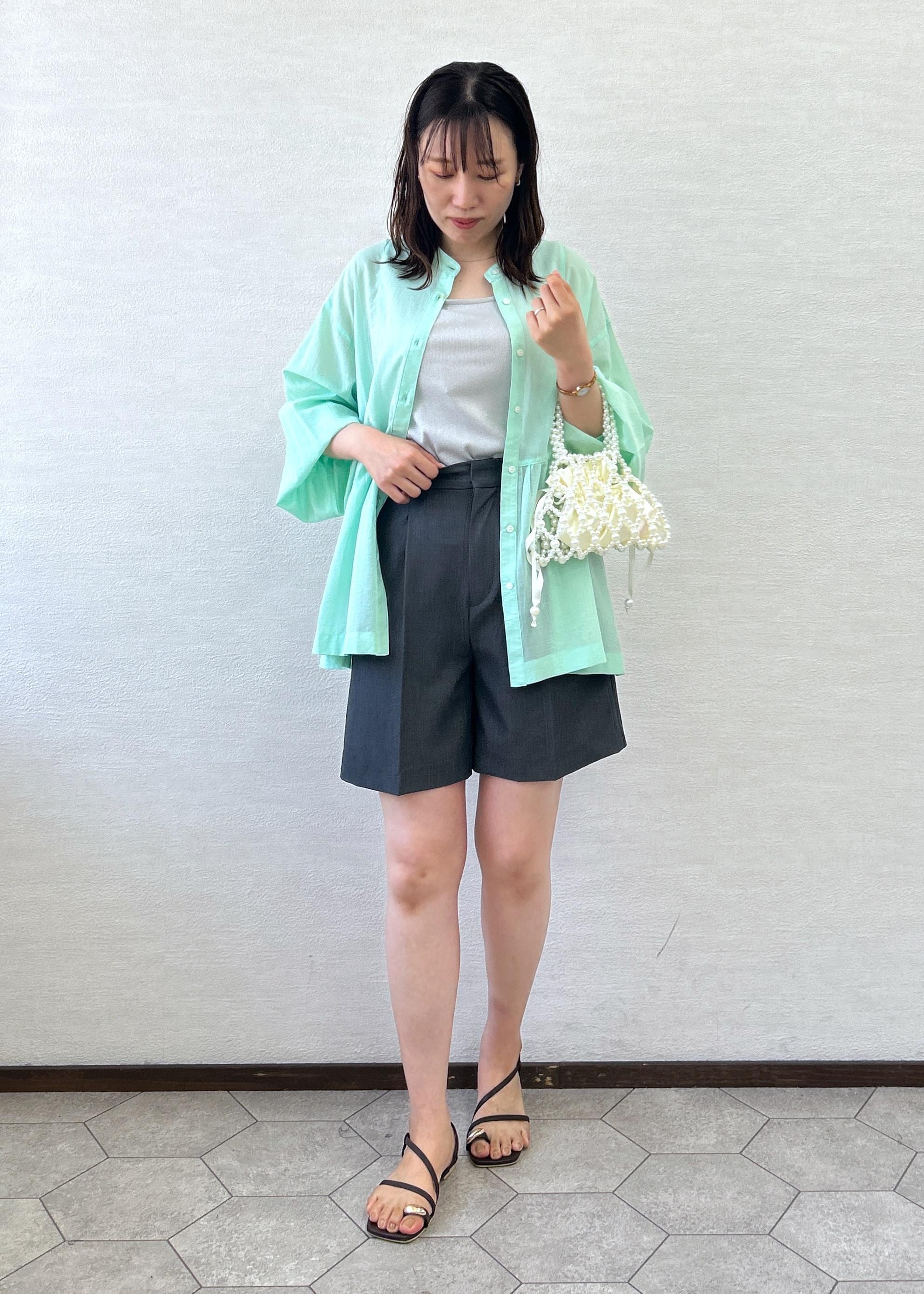 ROPE' PICNICの【接触冷感・通気性】お着軽シャツシリーズ/綿ボイルペプラムシャツを使ったコーディネートを紹介します。｜Rakuten Fashion(楽天ファッション／旧楽天ブランドアベニュー)6053448