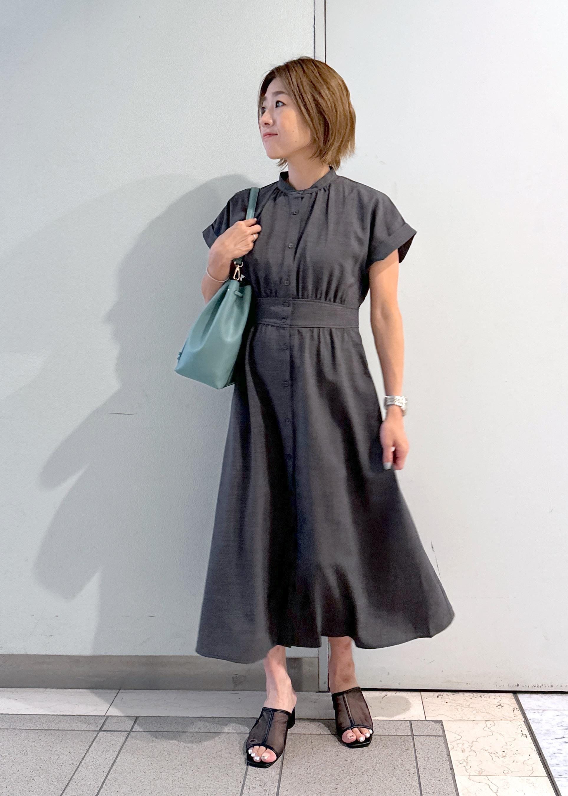 ROPE' PICNICのフレンチドルマンワンピースを使ったコーディネートを紹介します。｜Rakuten Fashion(楽天ファッション／旧楽天ブランドアベニュー)6053408