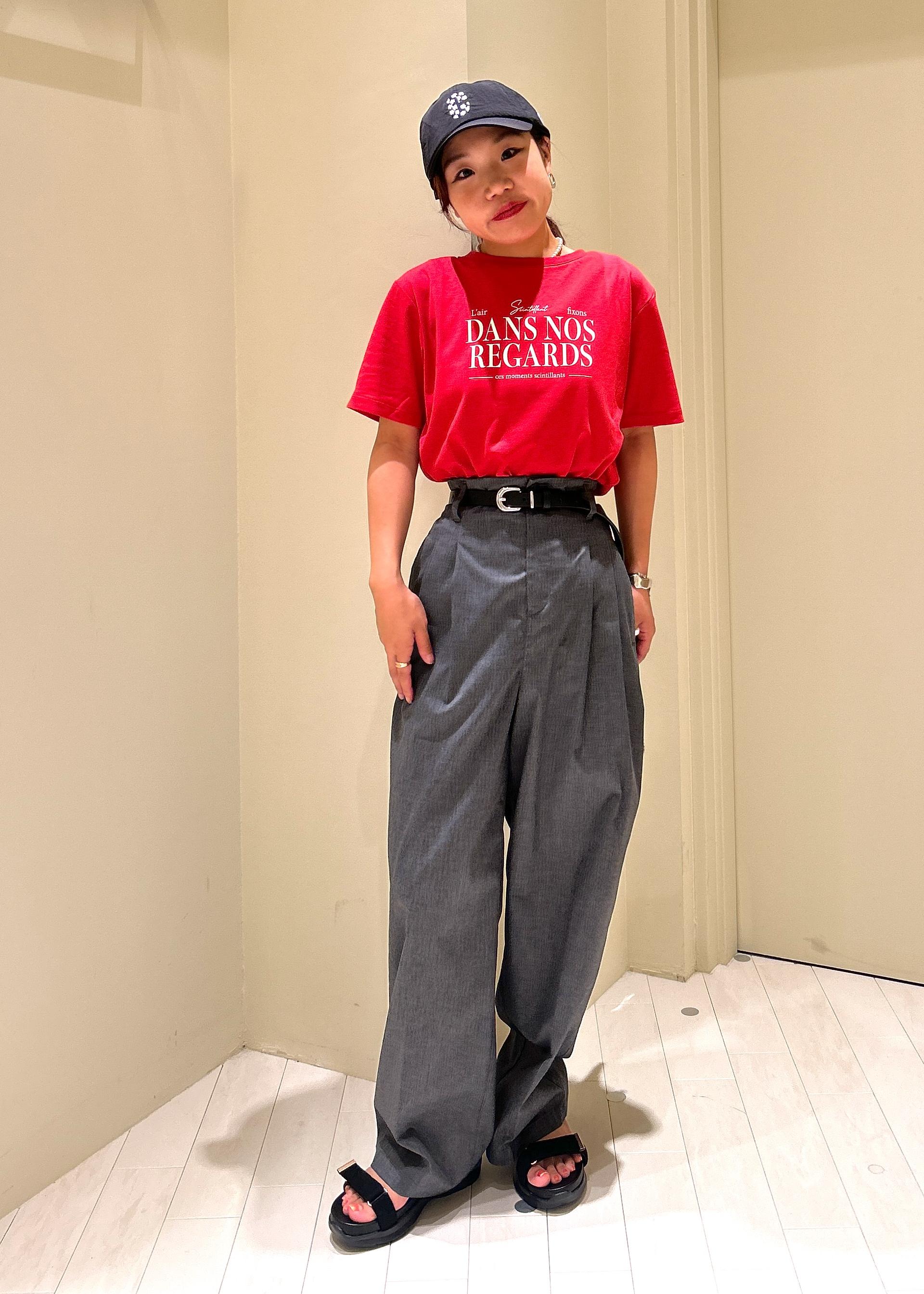 ROPE' PICNICの【UVカット・接触冷感・汗染み加工】フレンチロゴプリントTシャツを使ったコーディネートを紹介します。｜Rakuten Fashion(楽天ファッション／旧楽天ブランドアベニュー)6053417