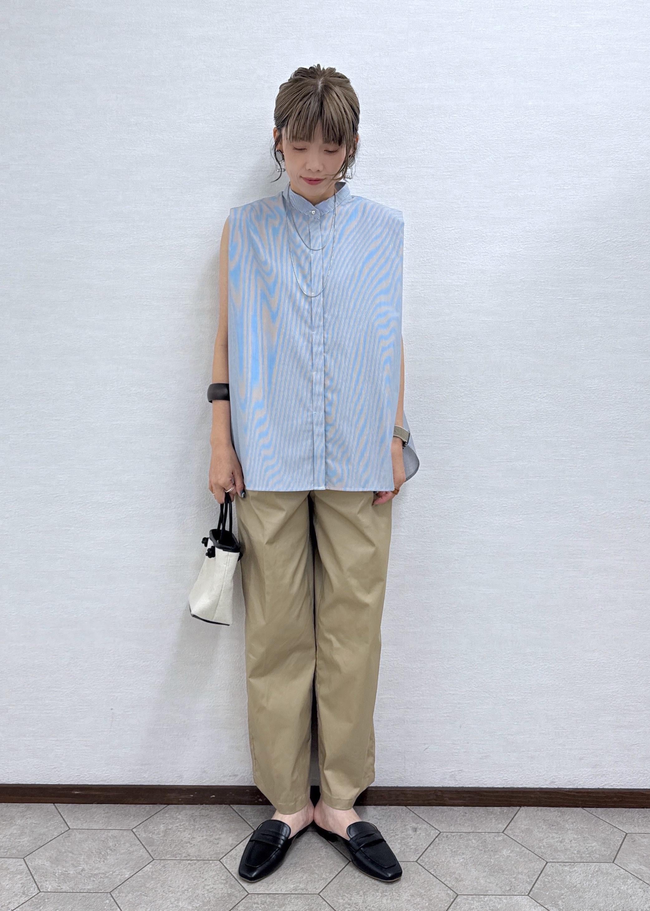 ROPE' PICNICの【UVカット・接触冷感・イージーケア】バンドカラーノースリーブシャツ/通勤対応を使ったコーディネートを紹介します。｜Rakuten Fashion(楽天ファッション／旧楽天ブランドアベニュー)6053435