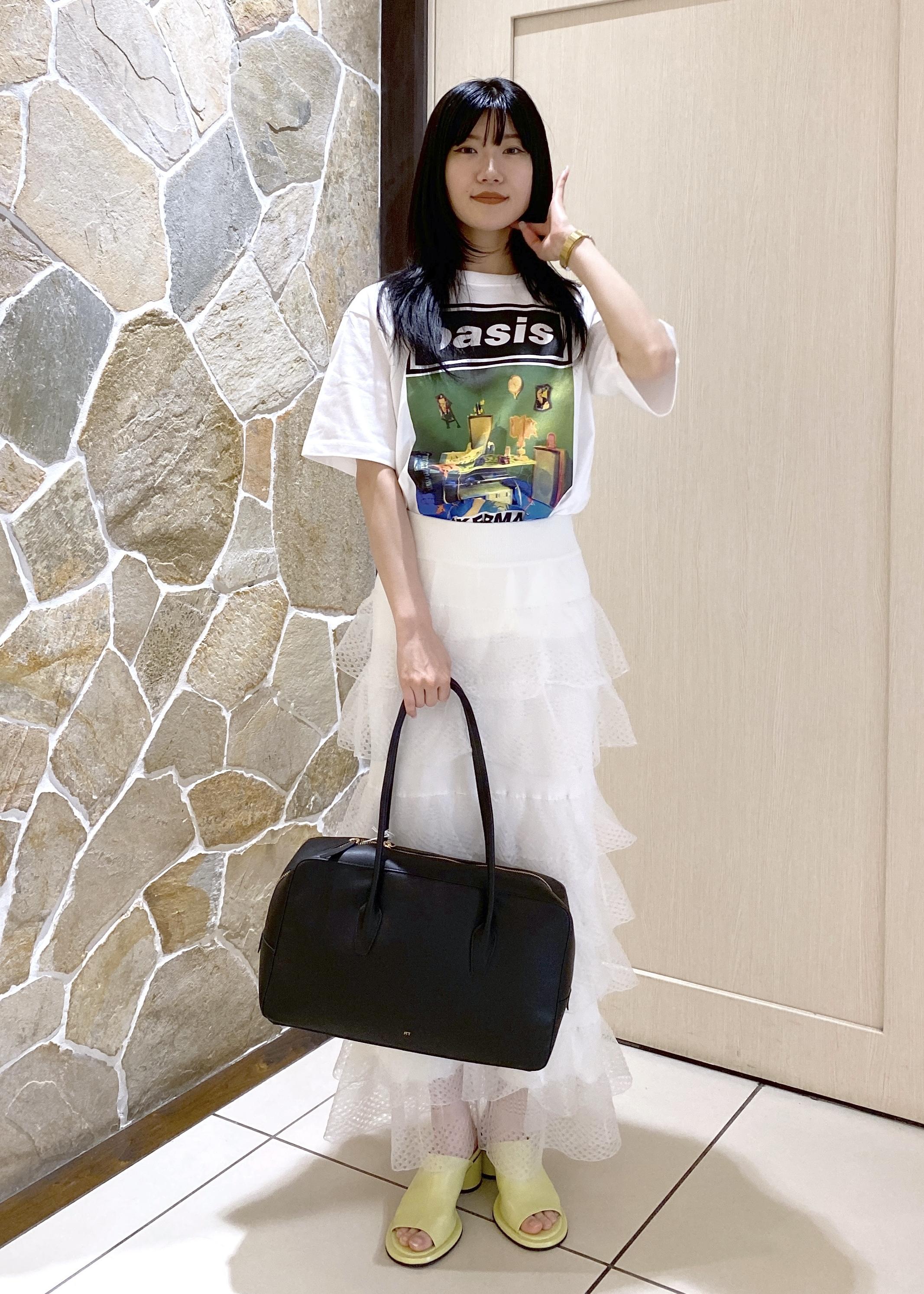 ADAM ET ROPE' | シアーフリルスカート | Rakuten Fashion(楽天