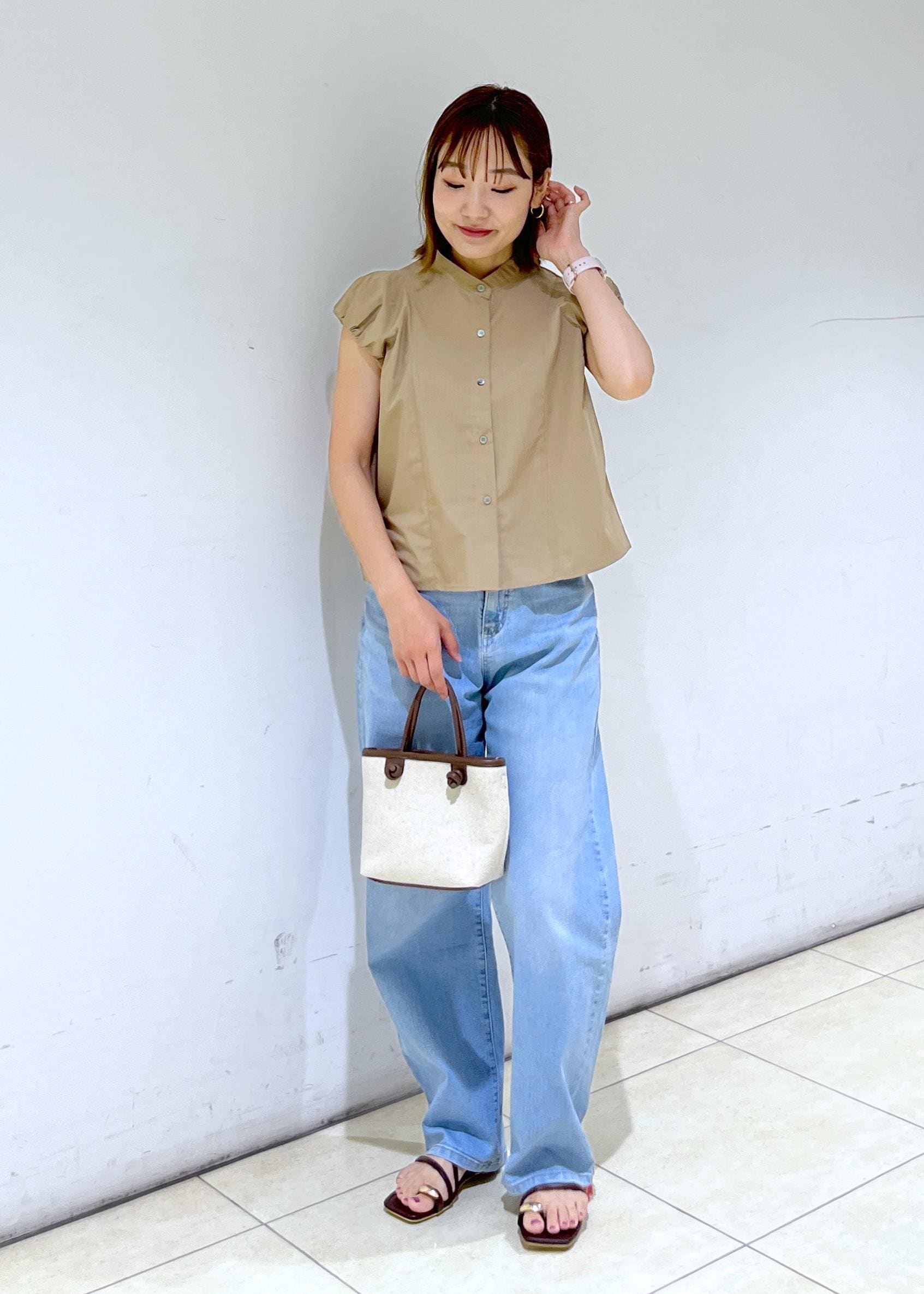 ROPE' PICNICの着丈が選べるバルーンスリーブシャツブラウス/イージーケアを使ったコーディネートを紹介します。｜Rakuten Fashion(楽天ファッション／旧楽天ブランドアベニュー)6117105