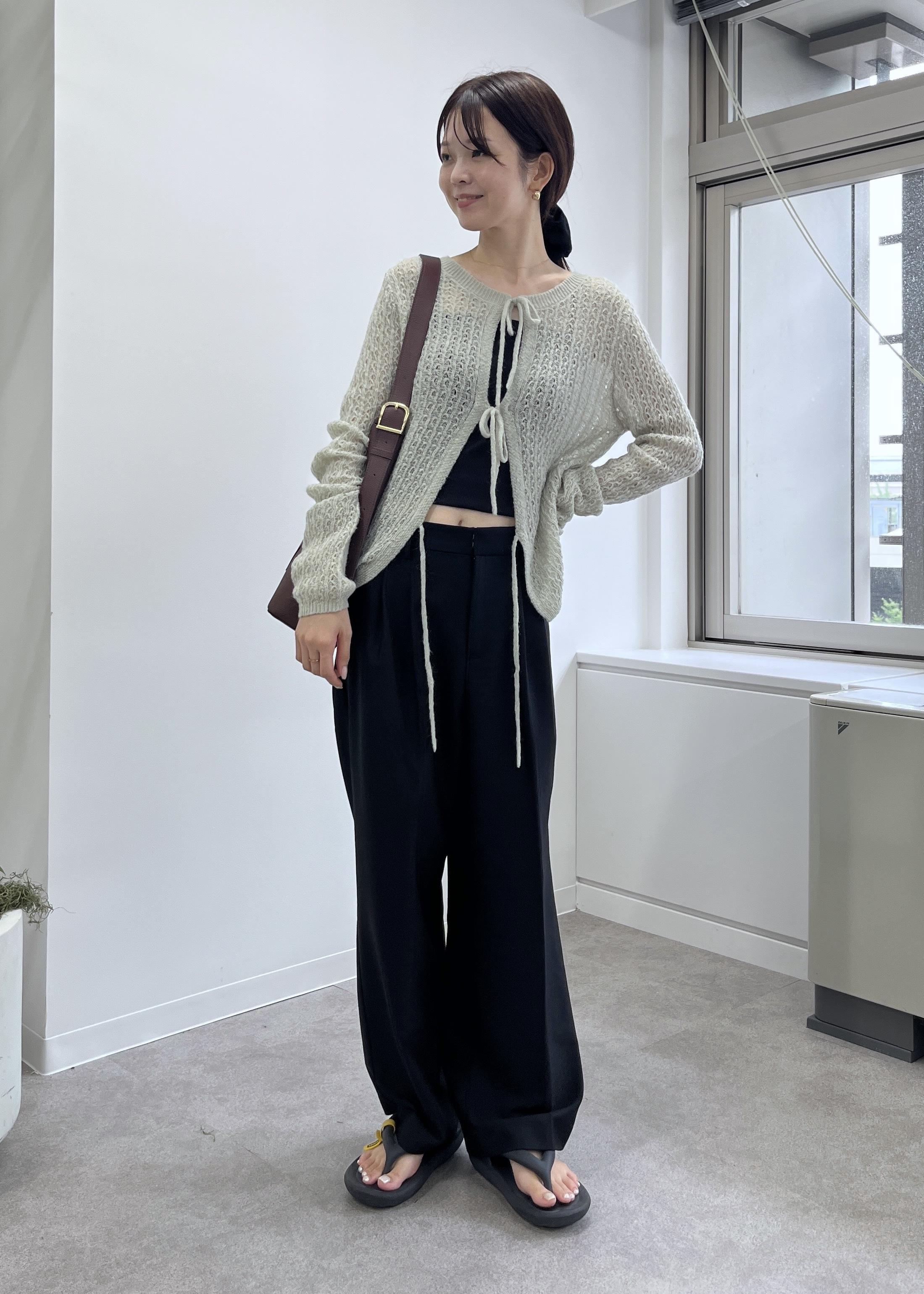 ROPE' PICNICのレース編みメッシュニットカーディガンを使ったコーディネートを紹介します。｜Rakuten Fashion(楽天ファッション／旧楽天ブランドアベニュー)6117139