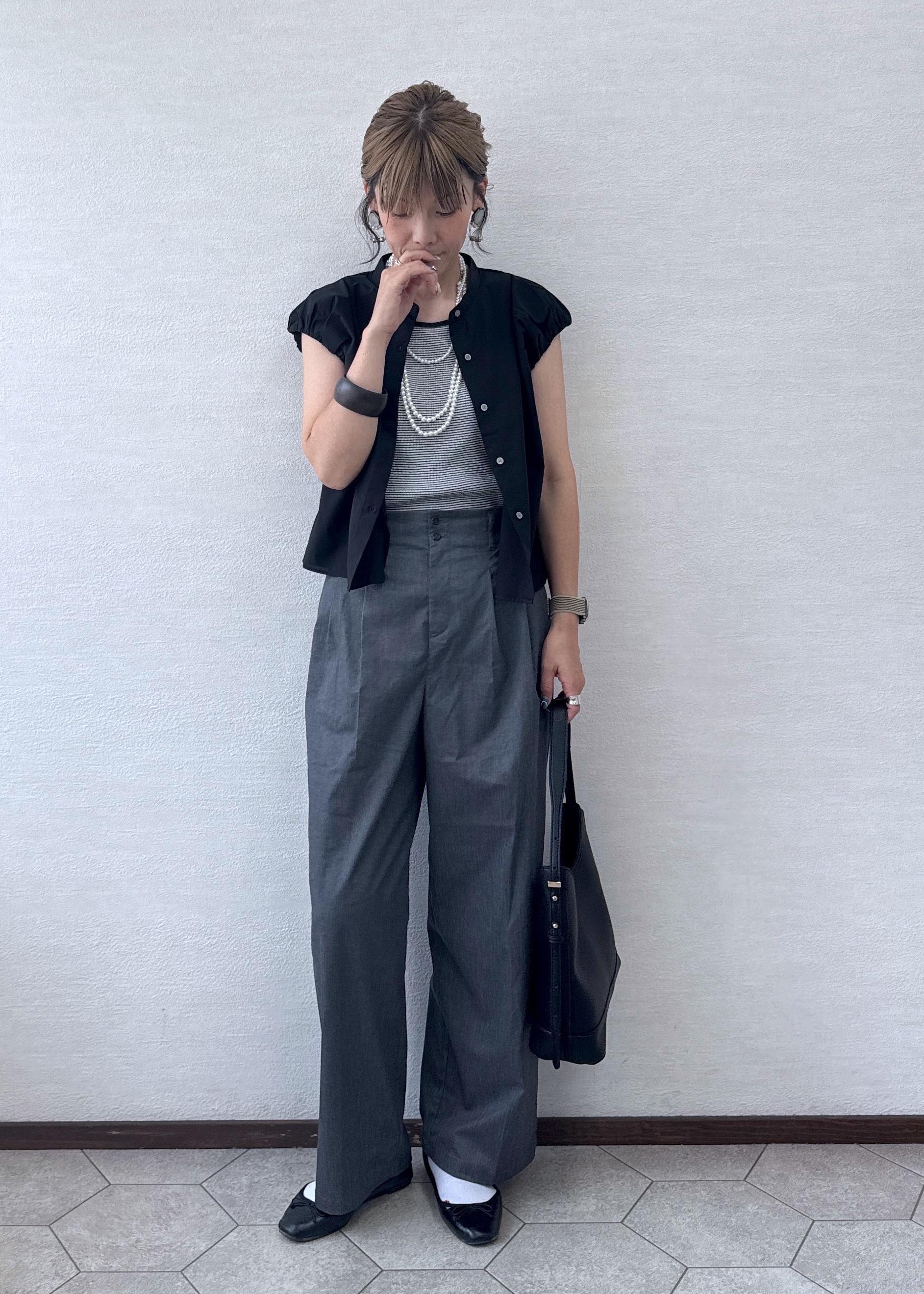 ROPE' PICNICの着丈が選べるバルーンスリーブシャツブラウス/イージーケアを使ったコーディネートを紹介します。｜Rakuten Fashion(楽天ファッション／旧楽天ブランドアベニュー)6117156