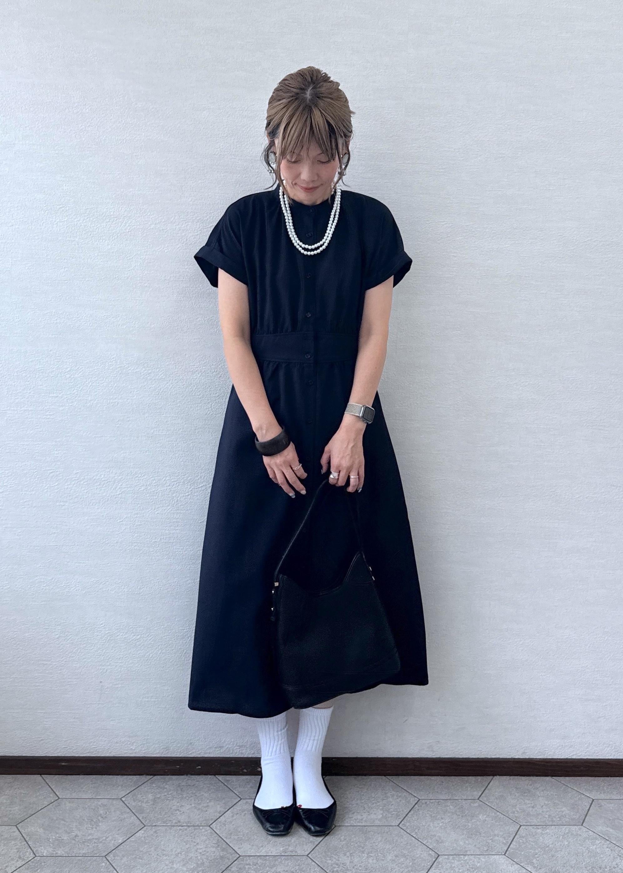 ROPE' PICNICのフレンチドルマンワンピースを使ったコーディネートを紹介します。｜Rakuten Fashion(楽天ファッション／旧楽天ブランドアベニュー)6117158