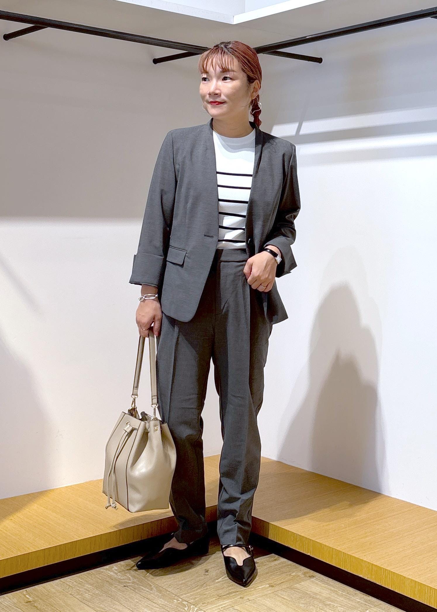 ROPE' PICNICの【UV対応】【リネンライク・シリーズ】ノーラペルジャケット/通勤・セットアップ対応を使ったコーディネートを紹介します。｜Rakuten Fashion(楽天ファッション／旧楽天ブランドアベニュー)6117165