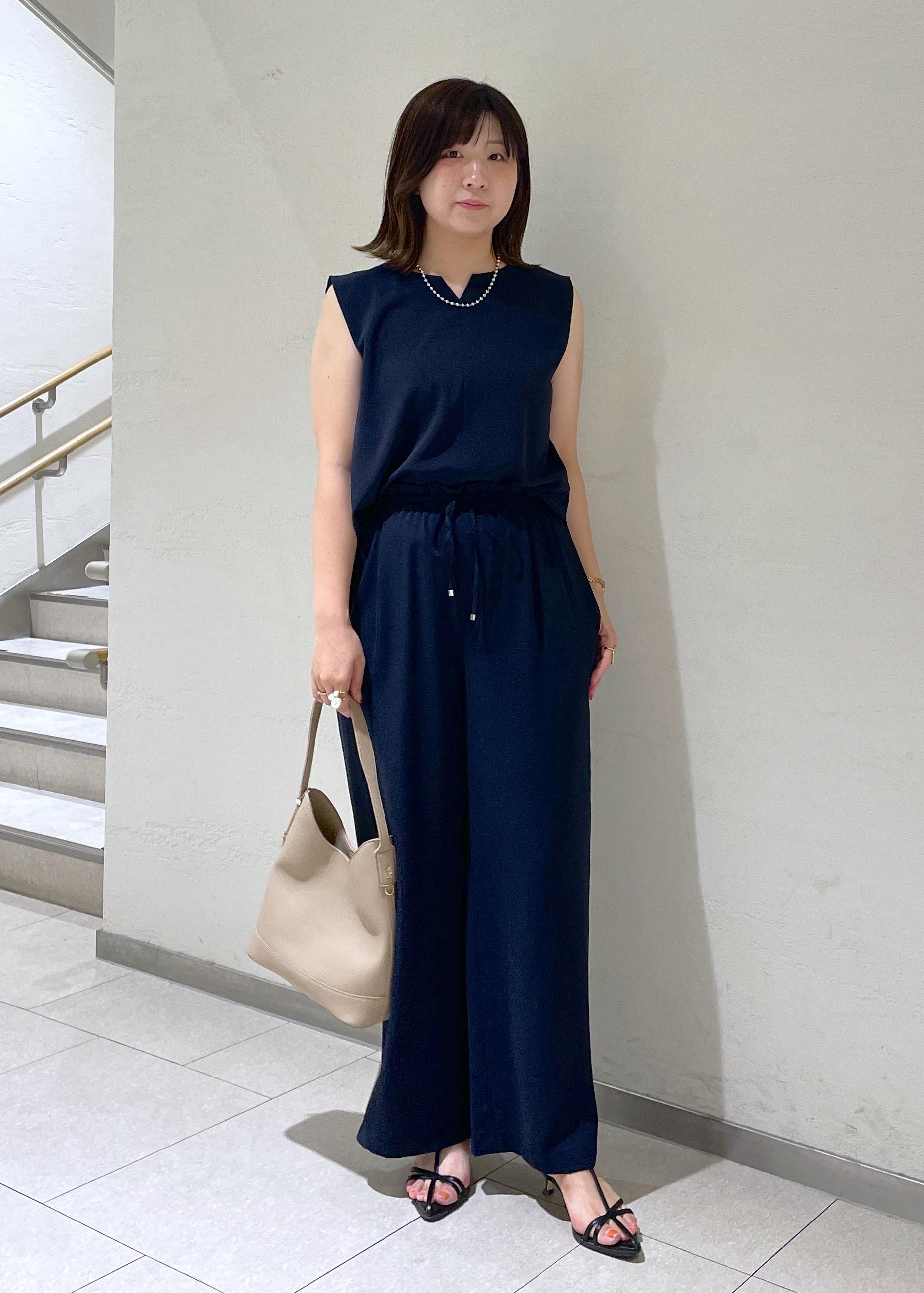 ROPE' PICNICのジョーゼット肩タックブラウス/セットアップ対応を使ったコーディネートを紹介します。｜Rakuten Fashion(楽天ファッション／旧楽天ブランドアベニュー)6117169