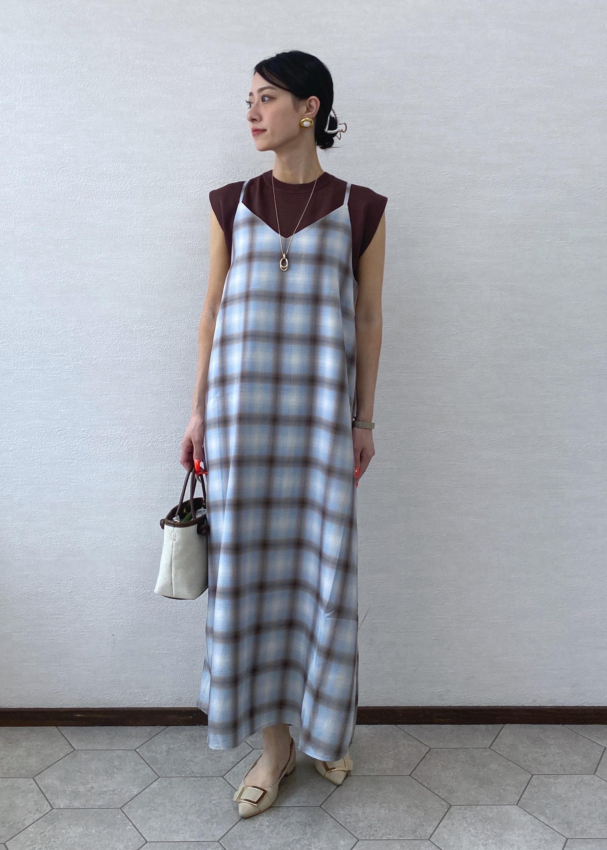 ROPE' PICNICの【UVカット・接触冷感・イージーケア】八方映えニット ゼロスリーブニットプルオーバーを使ったコーディネートを紹介します。｜Rakuten Fashion(楽天ファッション／旧楽天ブランドアベニュー)6117195