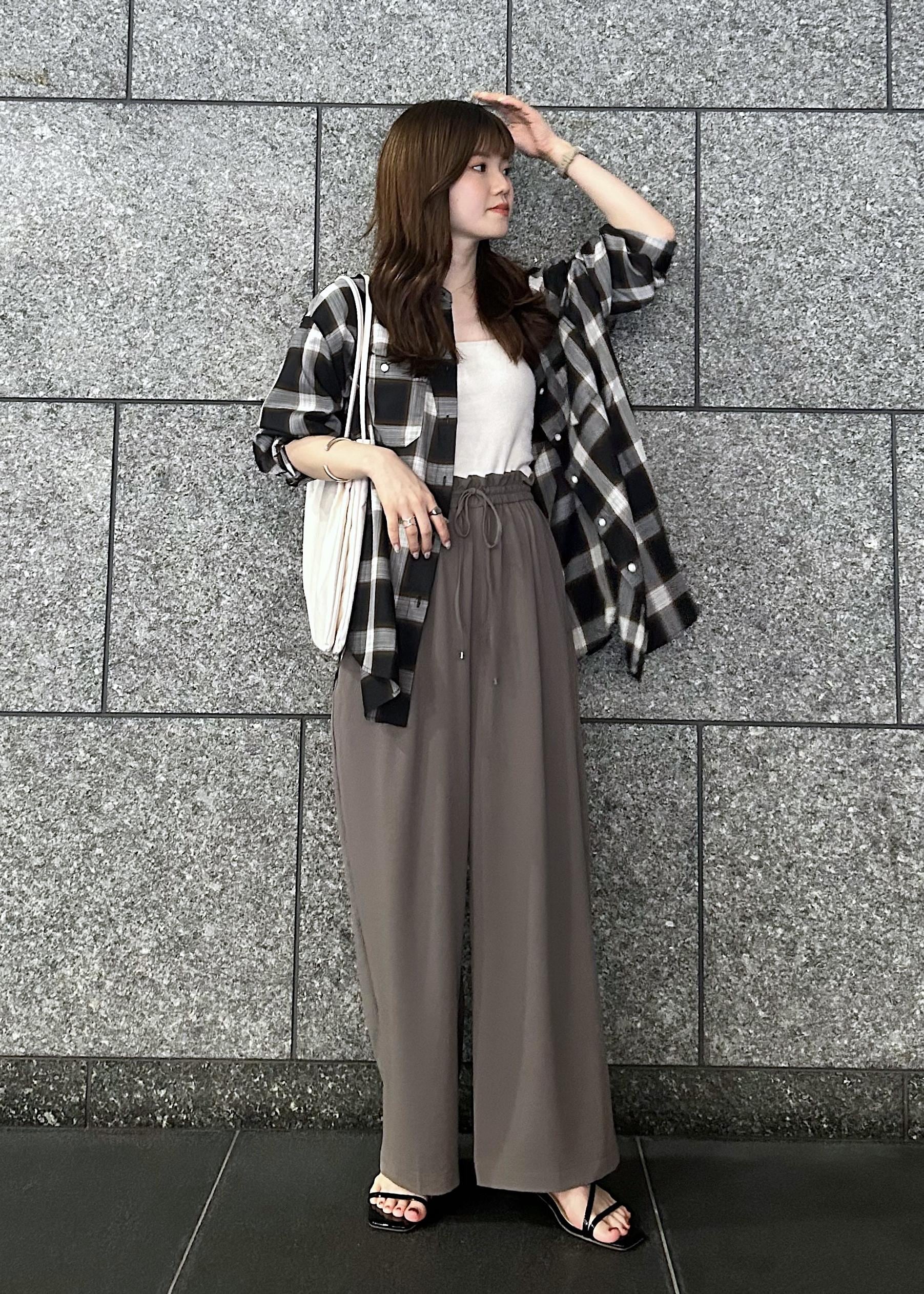 ROPE' PICNICのオンブレチェックシャツ/UVケアを使ったコーディネートを紹介します。｜Rakuten Fashion(楽天ファッション／旧楽天ブランドアベニュー)6117204