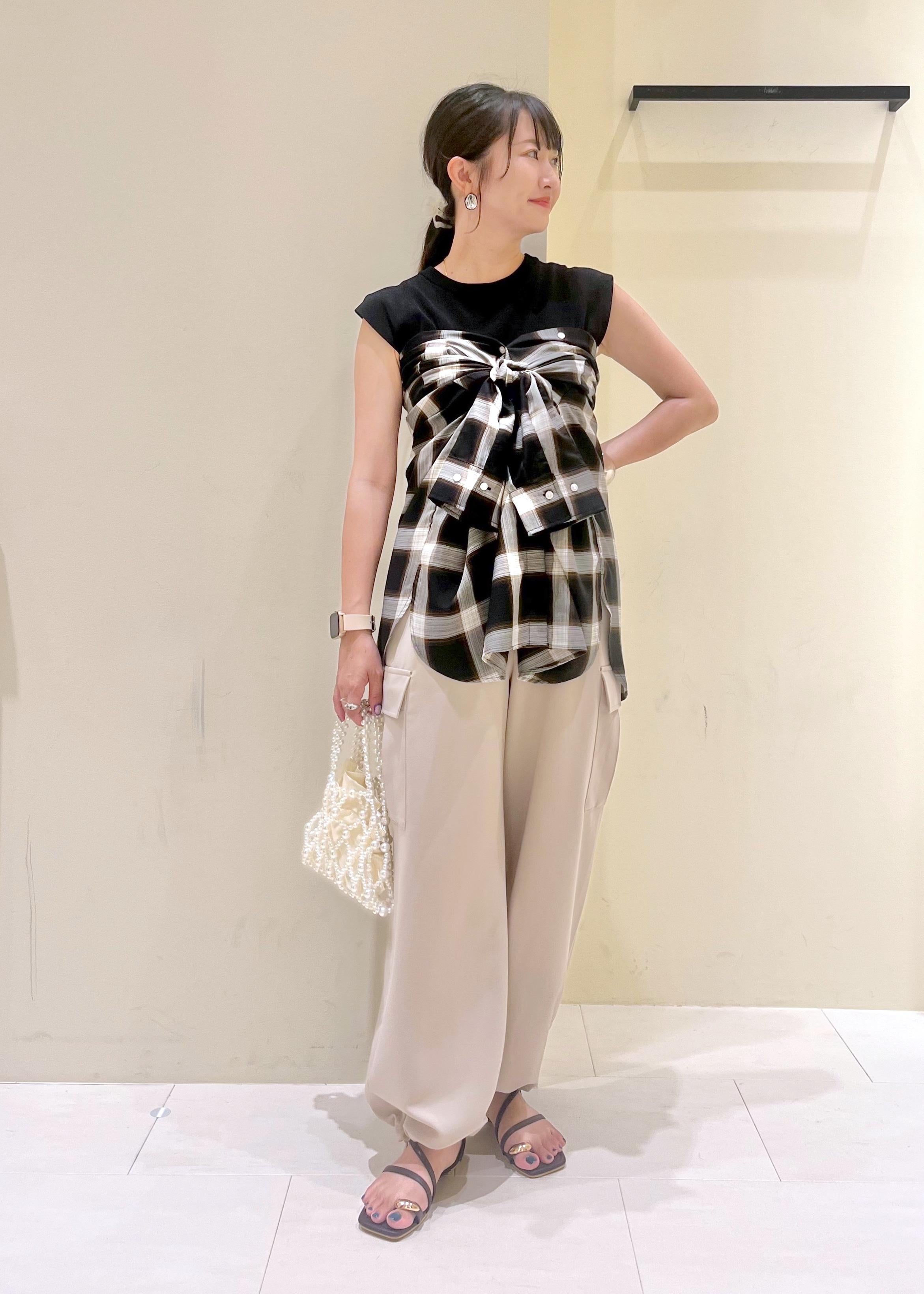 ROPE' PICNICの【UVカット・接触冷感・イージーケア】八方映えニット ゼロスリーブニットプルオーバーを使ったコーディネートを紹介します。｜Rakuten Fashion(楽天ファッション／旧楽天ブランドアベニュー)6117213