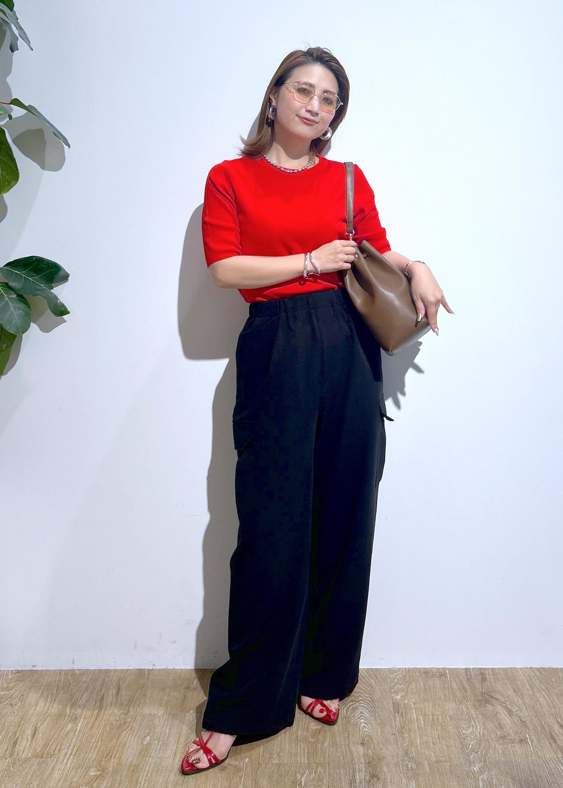 ROPE' PICNICの【UVカット・接触冷感・イージーケア】八方映えニット ハーフスリーブサマーニット/新色追加を使ったコーディネートを紹介します。｜Rakuten Fashion(楽天ファッション／旧楽天ブランドアベニュー)6117250