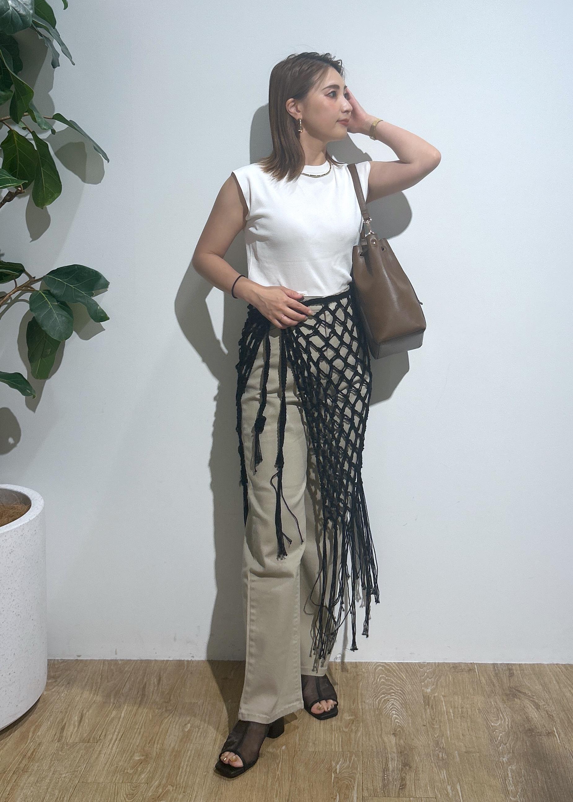 ROPE' PICNICの【UVカット・接触冷感・イージーケア】八方映えニット ゼロスリーブニットプルオーバーを使ったコーディネートを紹介します。｜Rakuten Fashion(楽天ファッション／旧楽天ブランドアベニュー)6117267