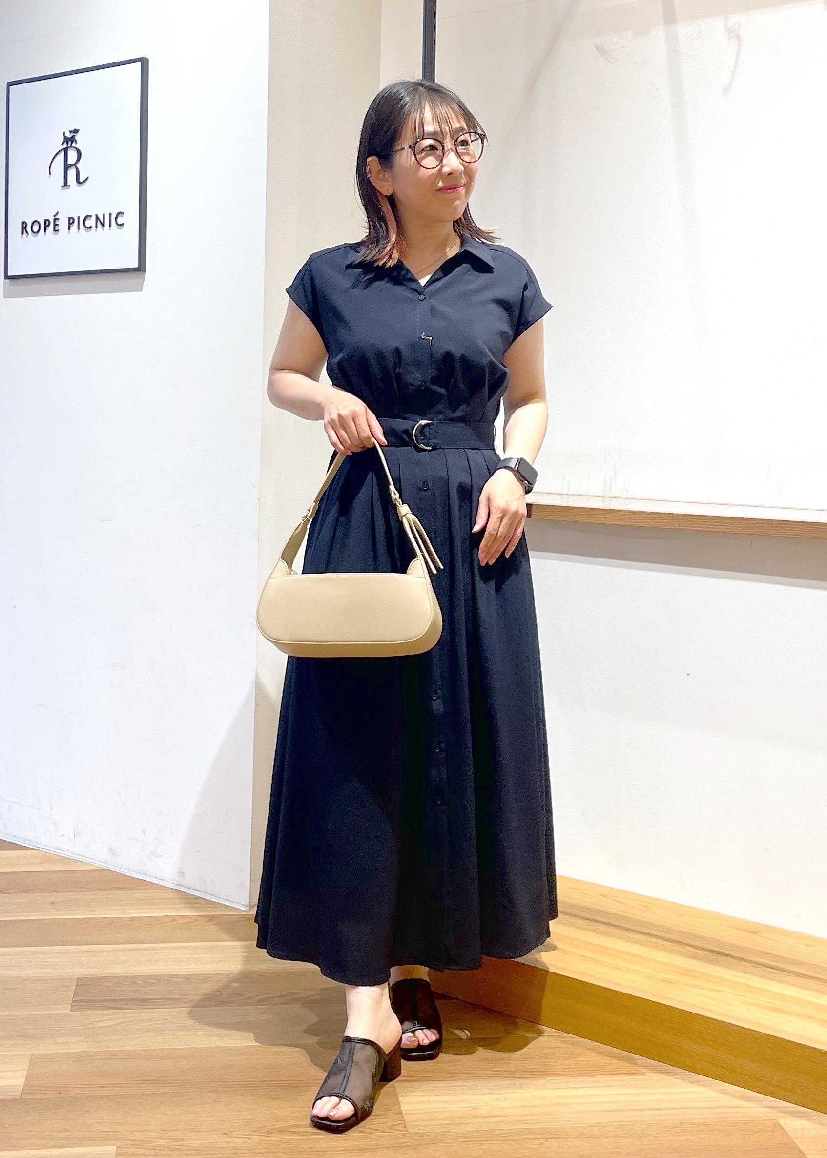 ROPE' PICNICのウエストタックチェックアソートワンピースを使ったコーディネートを紹介します。｜Rakuten Fashion(楽天ファッション／旧楽天ブランドアベニュー)6117276