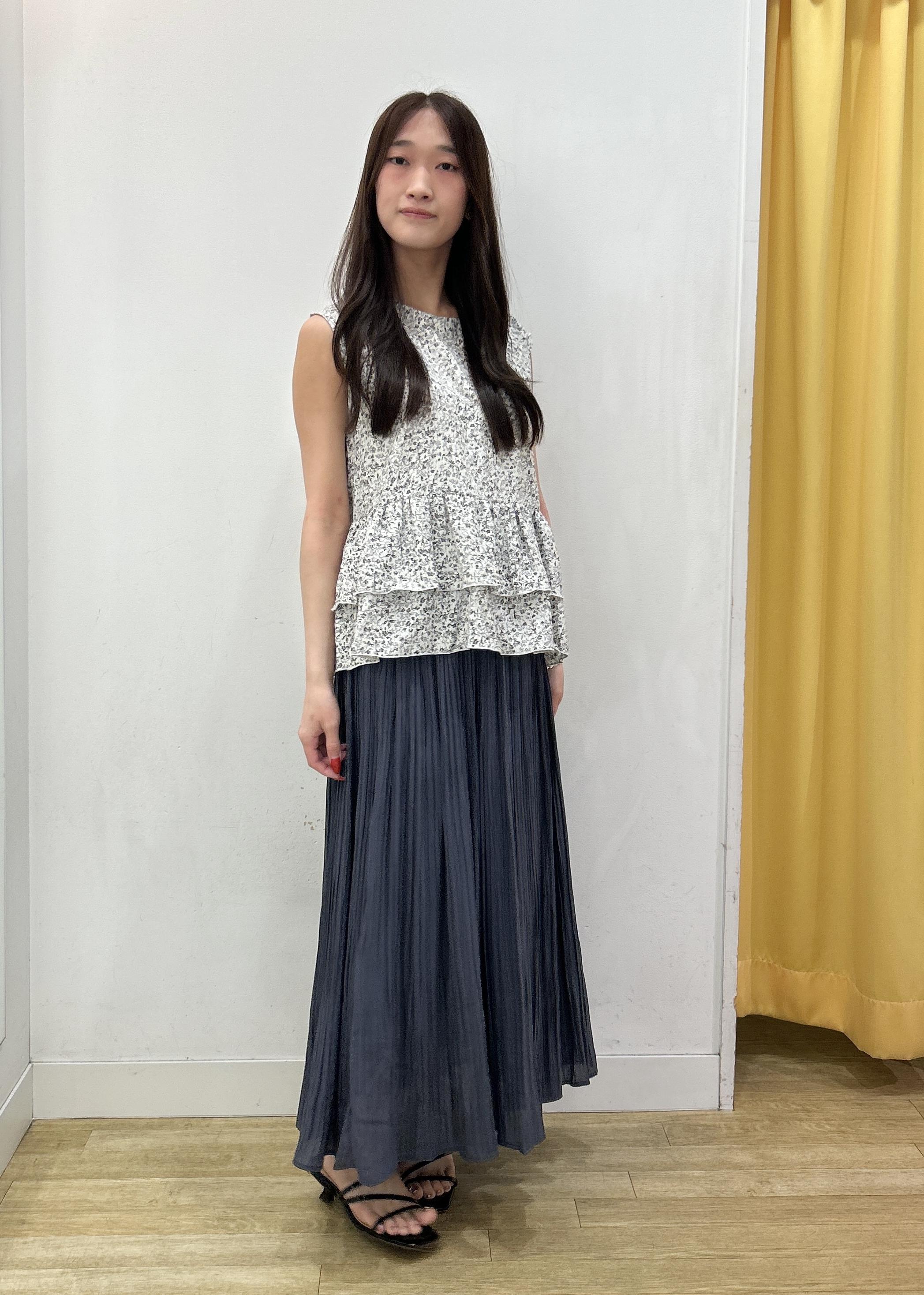 ROPE' PICNICの着丈が選べるエアリープリーツスカートを使ったコーディネートを紹介します。｜Rakuten Fashion(楽天ファッション／旧楽天ブランドアベニュー)6117284