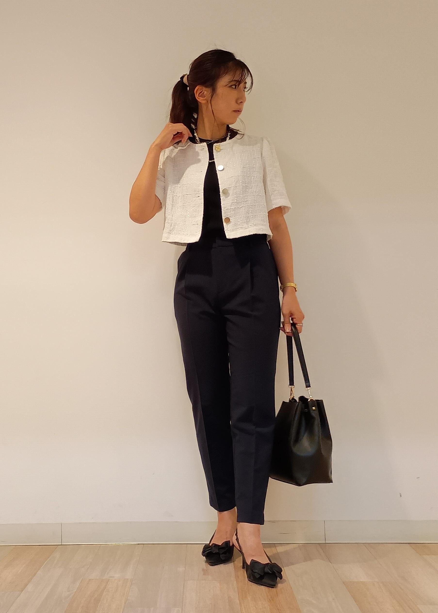 ROPE' PICNICの【UV対応】【リネンライク・シリーズ】テーパードパンツ/通勤・セットアップ対応を使ったコーディネートを紹介します。｜Rakuten Fashion(楽天ファッション／旧楽天ブランドアベニュー)6117299