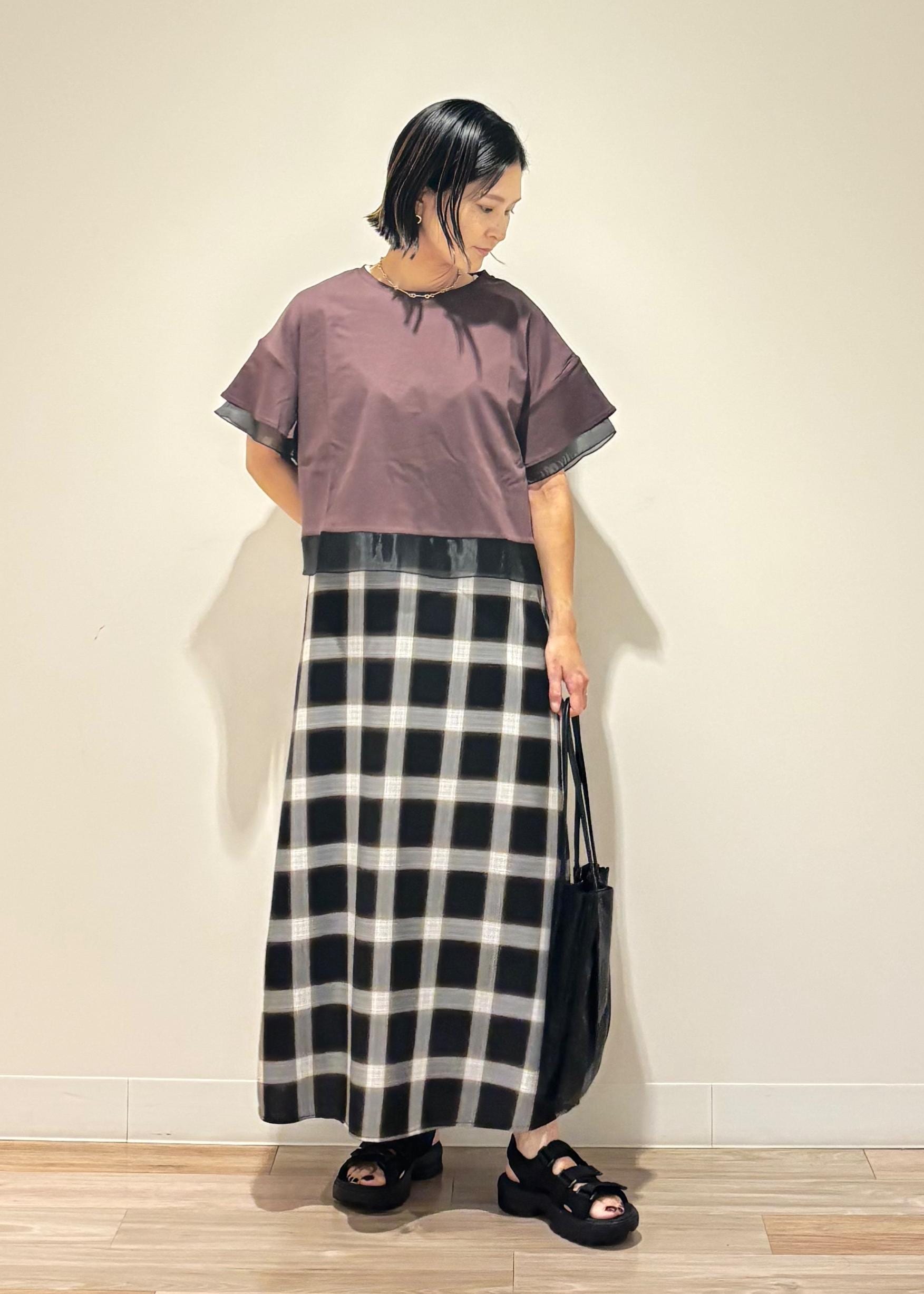 ROPE' PICNICの【UVカット・接触冷感】着丈が選べる70シルケットシアードッキングトップスを使ったコーディネートを紹介します。｜Rakuten Fashion(楽天ファッション／旧楽天ブランドアベニュー)6117316