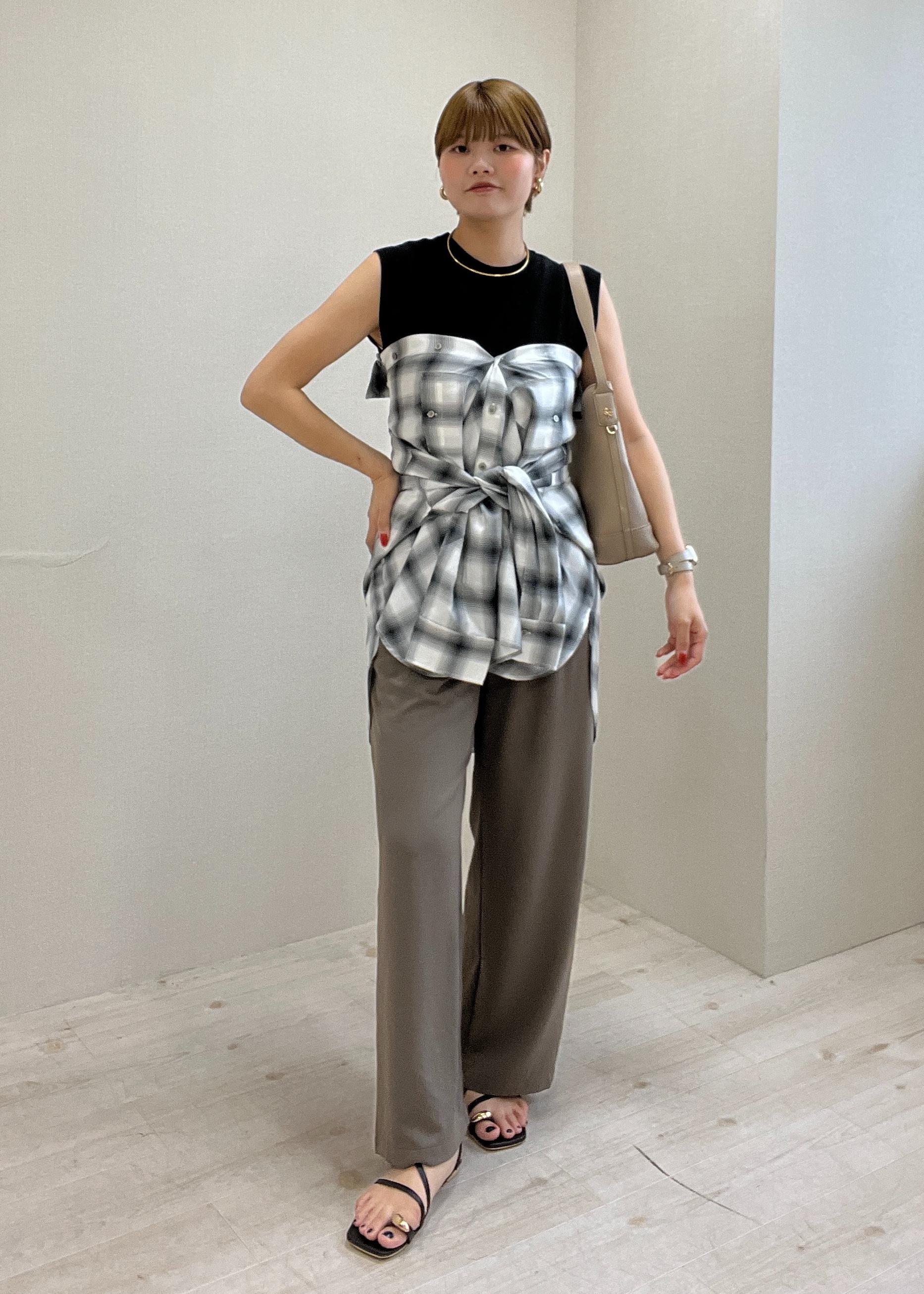 ROPE' PICNICの【UVカット・接触冷感・イージーケア】八方映えニット ゼロスリーブニットプルオーバーを使ったコーディネートを紹介します。｜Rakuten Fashion(楽天ファッション／旧楽天ブランドアベニュー)6117233