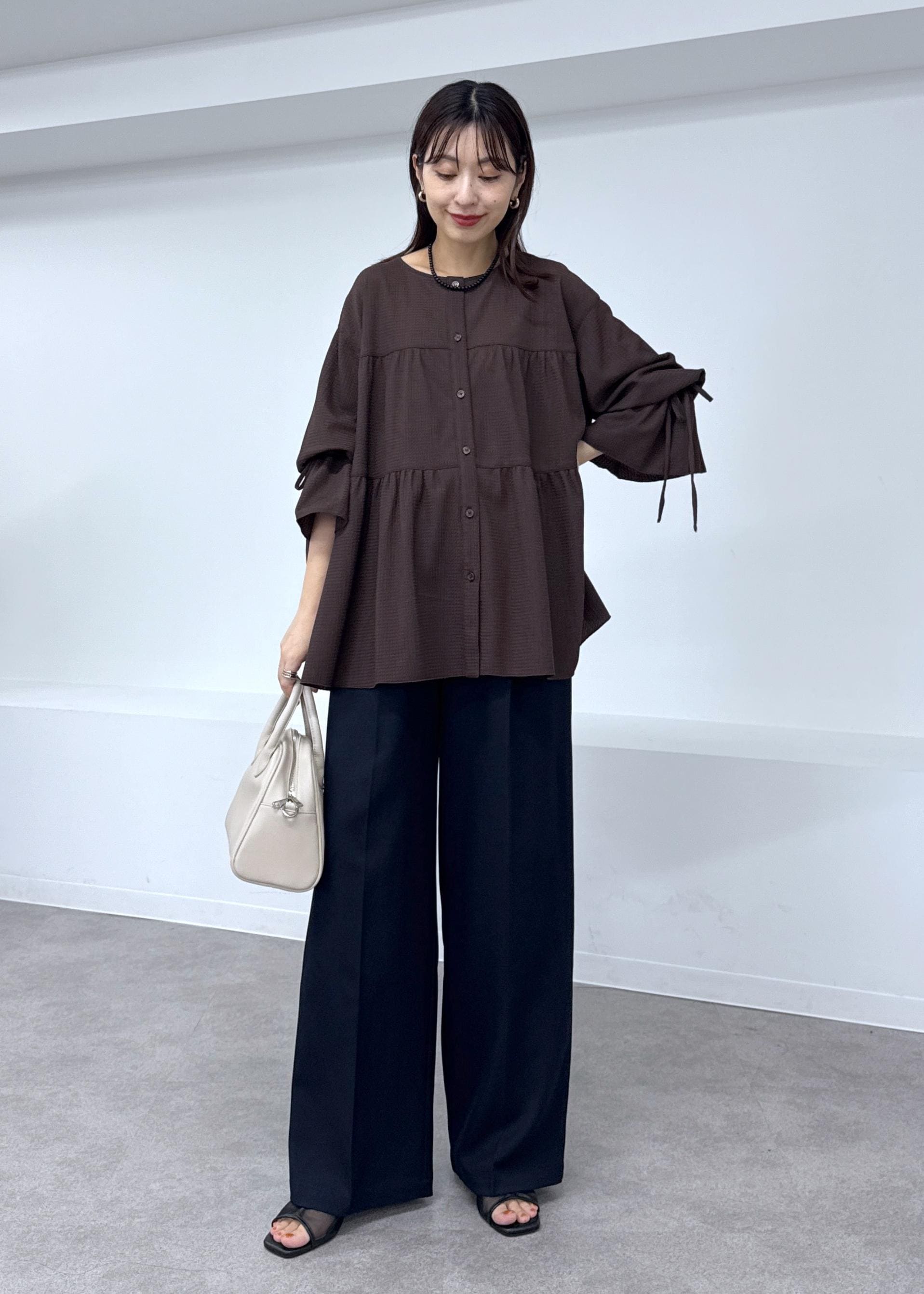 ROPE' PICNICの【羽織にもなる】シアーワッシャーブラウスカーディガンを使ったコーディネートを紹介します。｜Rakuten Fashion(楽天ファッション／旧楽天ブランドアベニュー)6117425