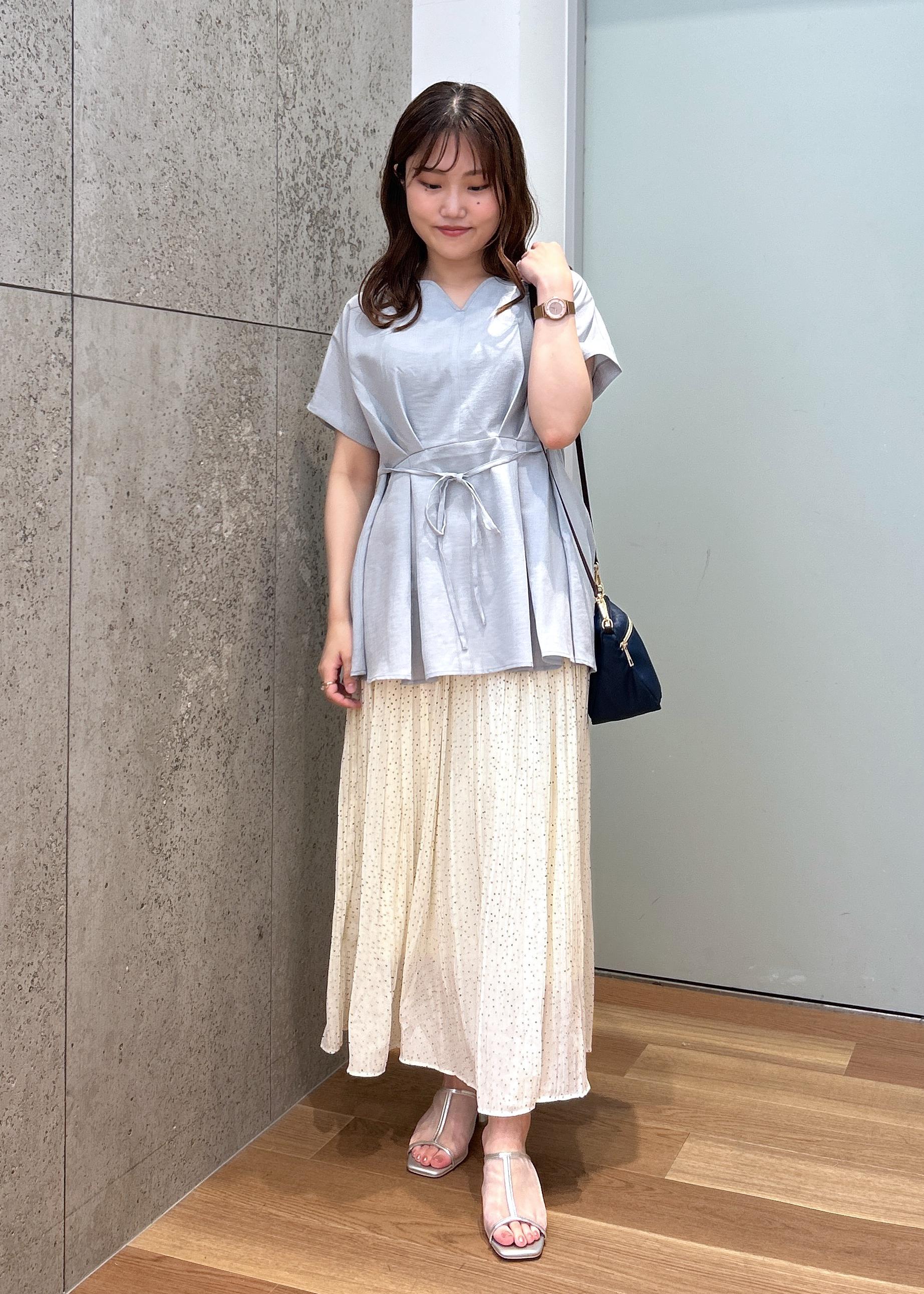 ROPE' PICNICの【接触冷感】ハートネックペプラムブラウスを使ったコーディネートを紹介します。｜Rakuten Fashion(楽天ファッション／旧楽天ブランドアベニュー)6117428