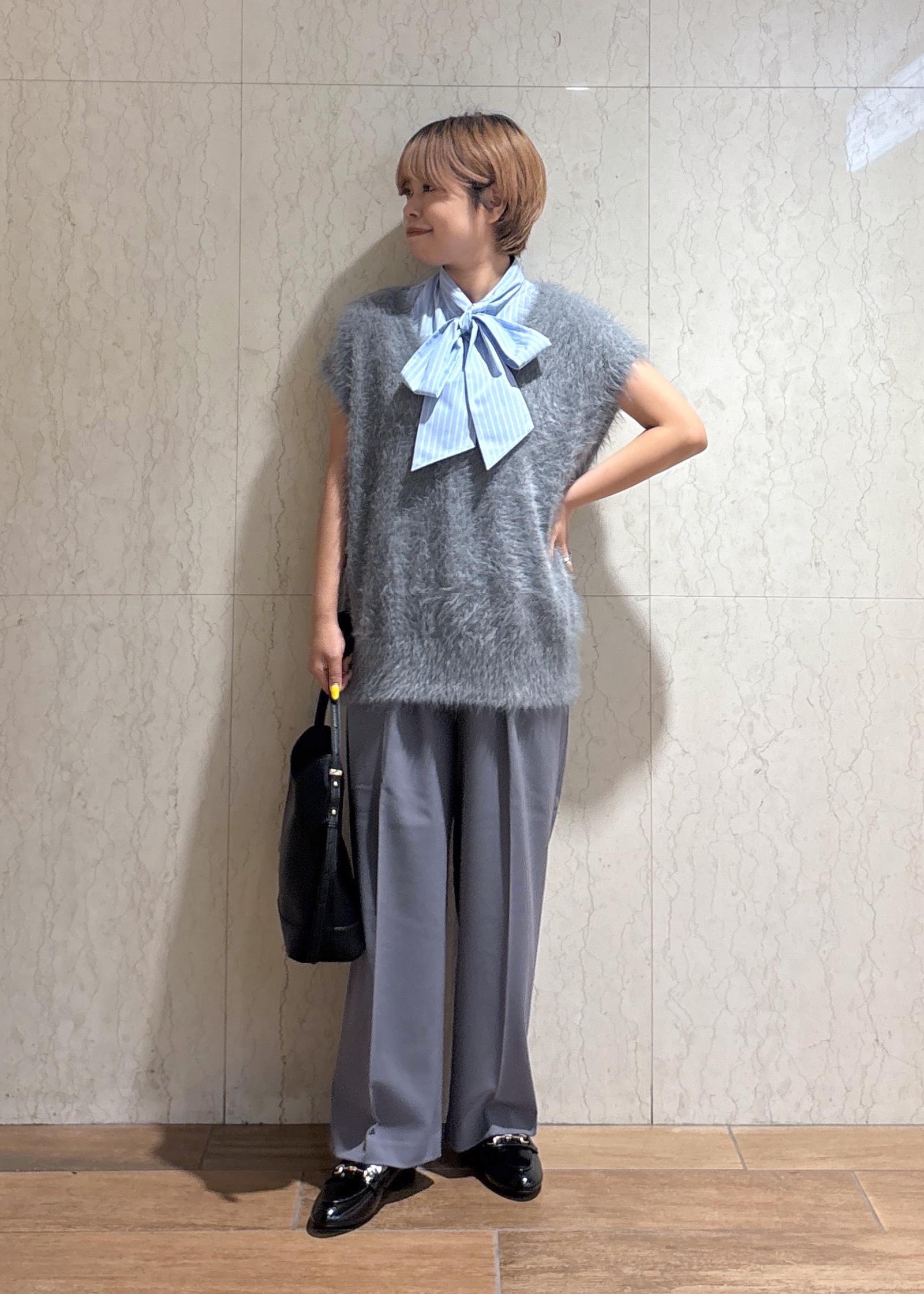 ROPE' PICNICの【防シワ】リボンフレンチスリーブシャツを使ったコーディネートを紹介します。｜Rakuten Fashion(楽天ファッション／旧楽天ブランドアベニュー)6117433