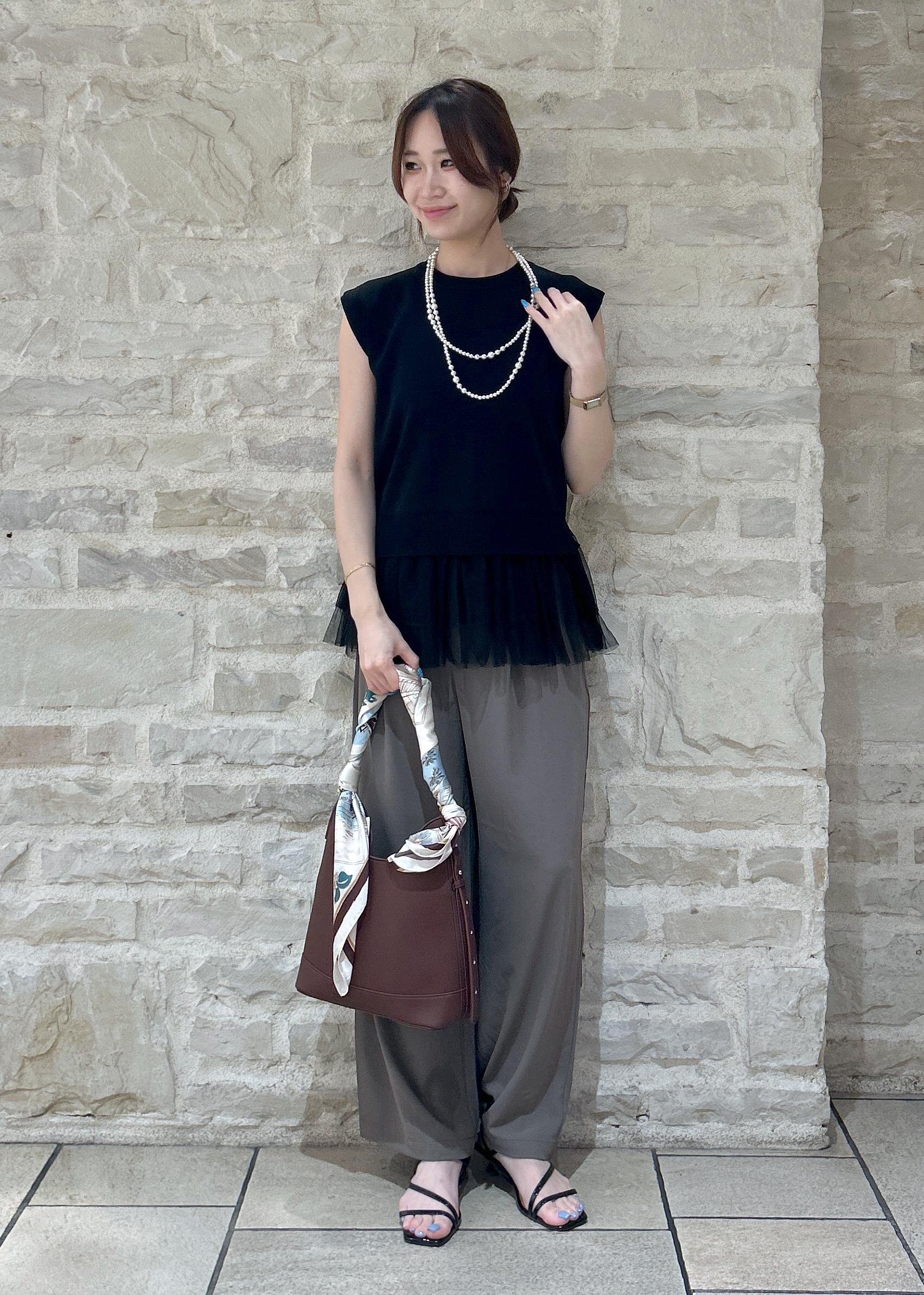 ROPE' PICNICのチュールドッキングプルオーバーを使ったコーディネートを紹介します。｜Rakuten Fashion(楽天ファッション／旧楽天ブランドアベニュー)6117335