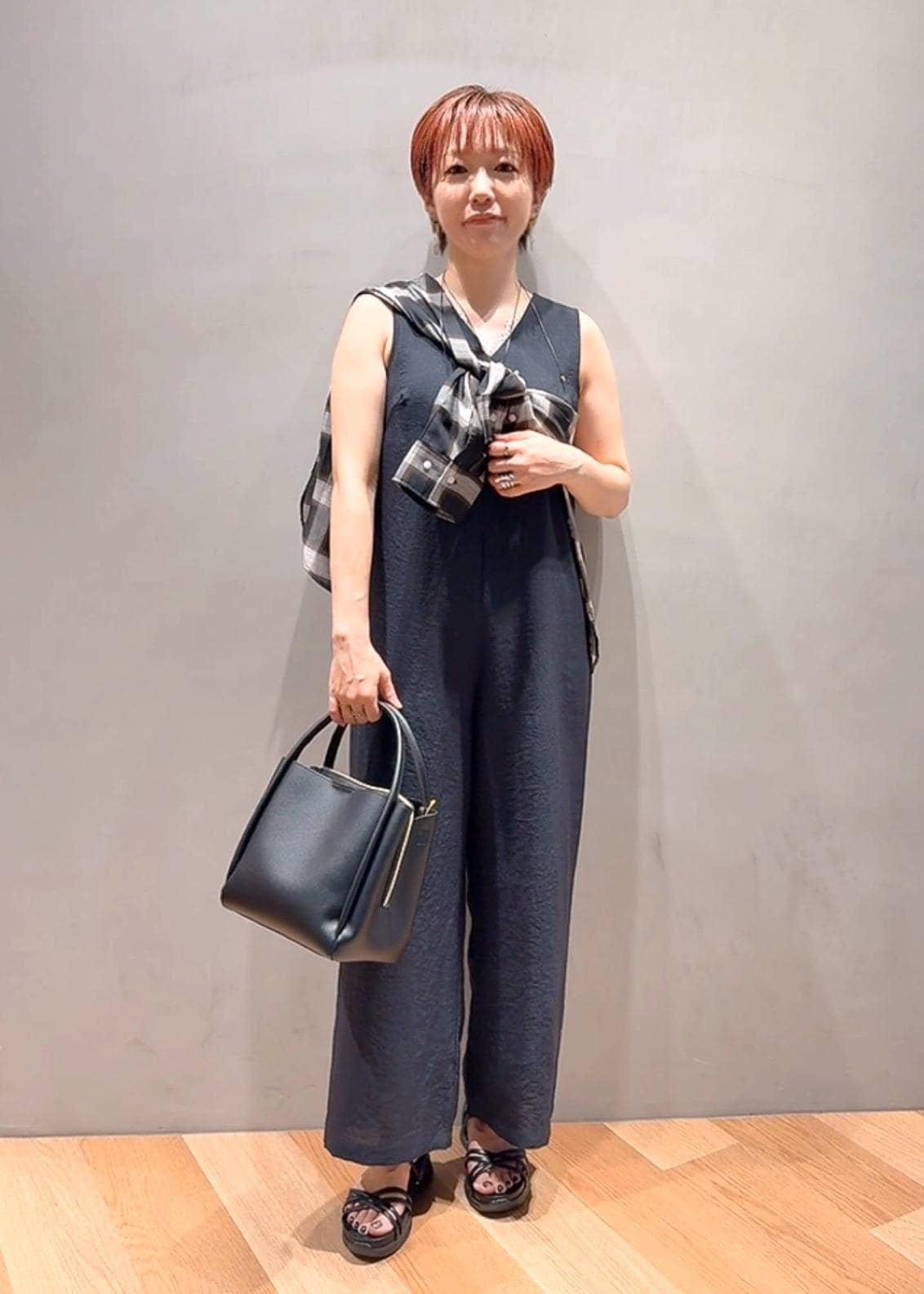 ROPE' PICNICの【吸水速乾・防シワ】エフォートレスリラックスオールインワンを使ったコーディネートを紹介します。｜Rakuten Fashion(楽天ファッション／旧楽天ブランドアベニュー)6117341