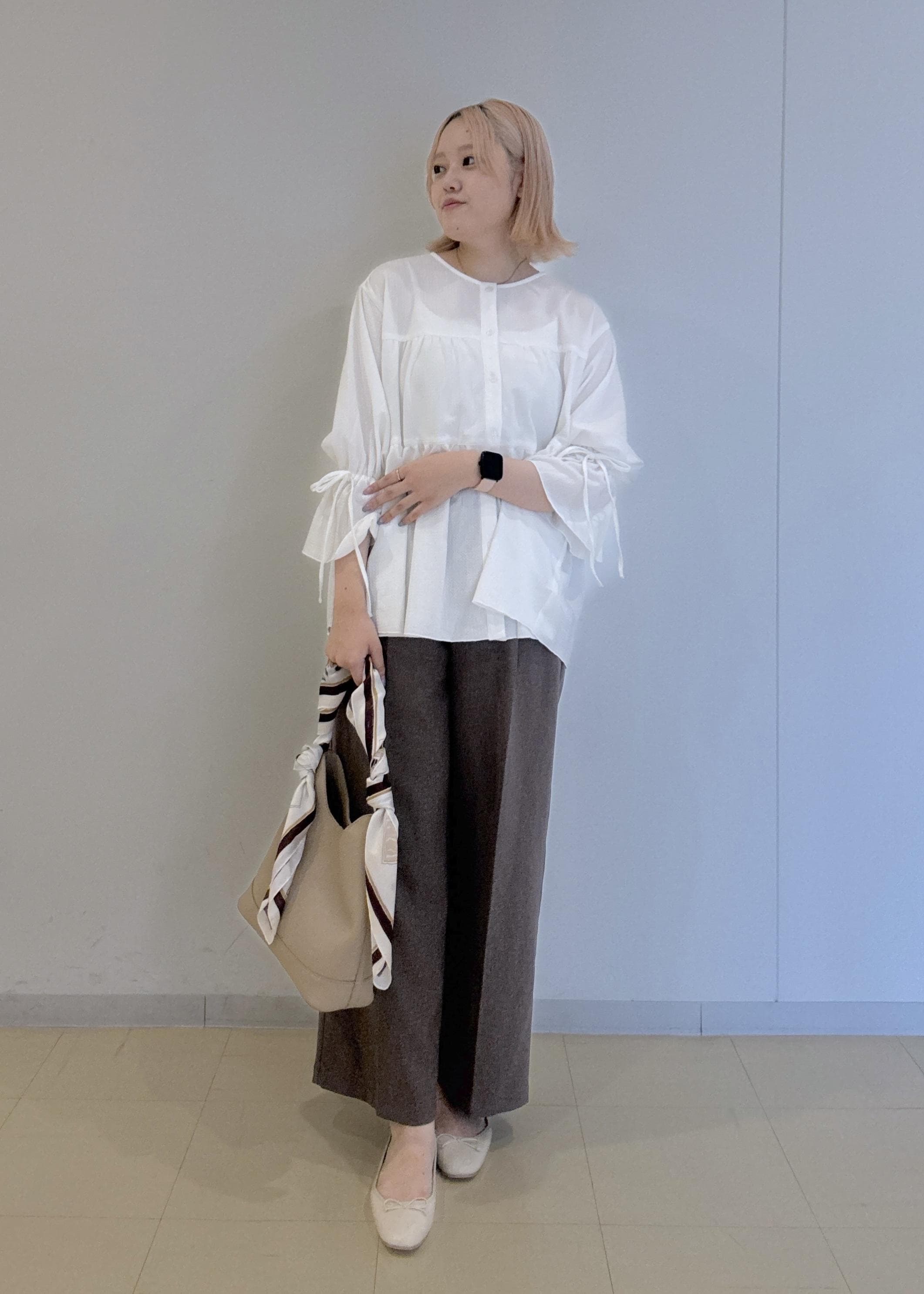 ROPE' PICNICの【羽織にもなる】シアーワッシャーブラウスカーディガンを使ったコーディネートを紹介します。｜Rakuten Fashion(楽天ファッション／旧楽天ブランドアベニュー)6117327