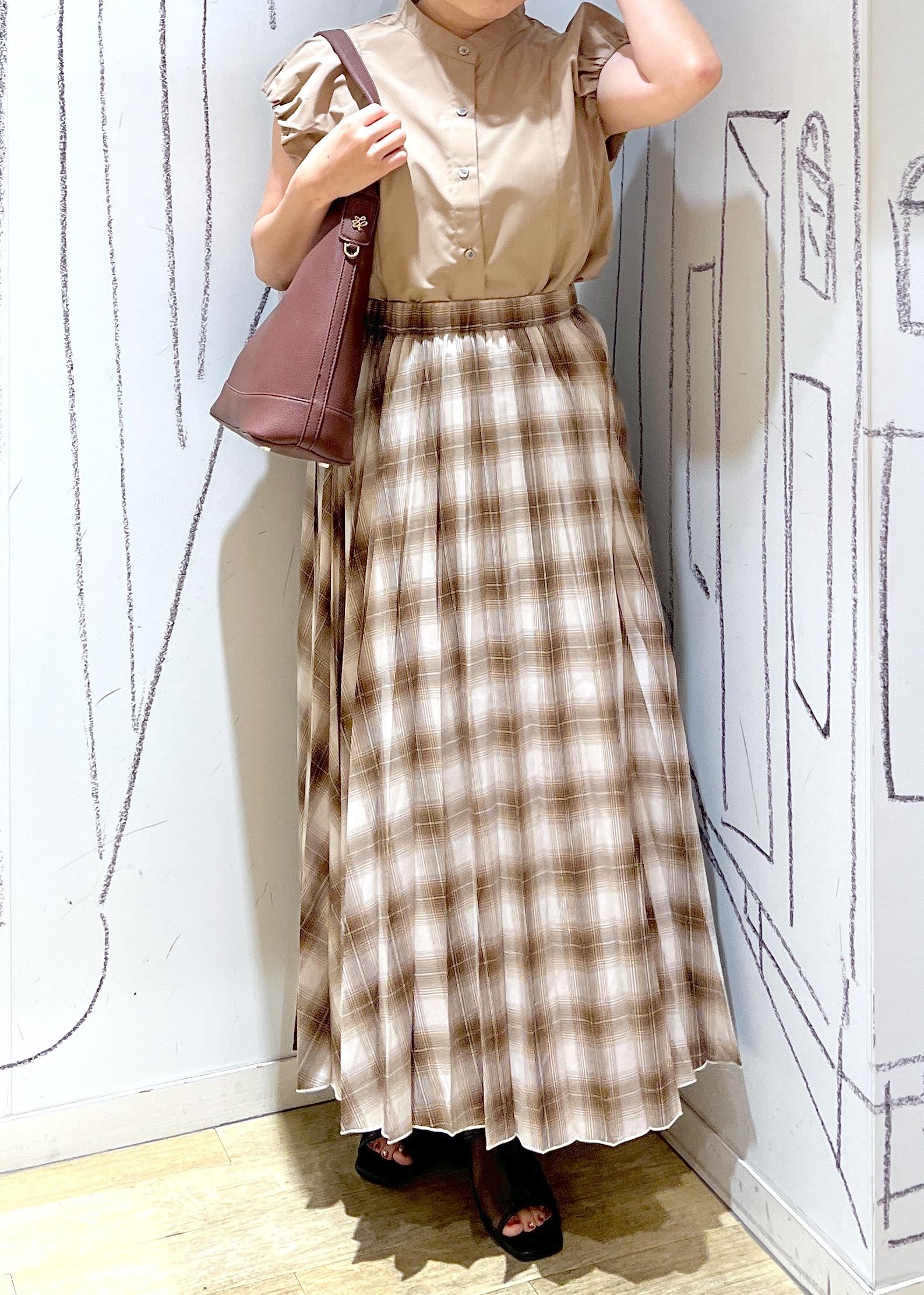 ROPE' PICNICの着丈が選べるバルーンスリーブシャツブラウス/イージーケアを使ったコーディネートを紹介します。｜Rakuten Fashion(楽天ファッション／旧楽天ブランドアベニュー)6117365