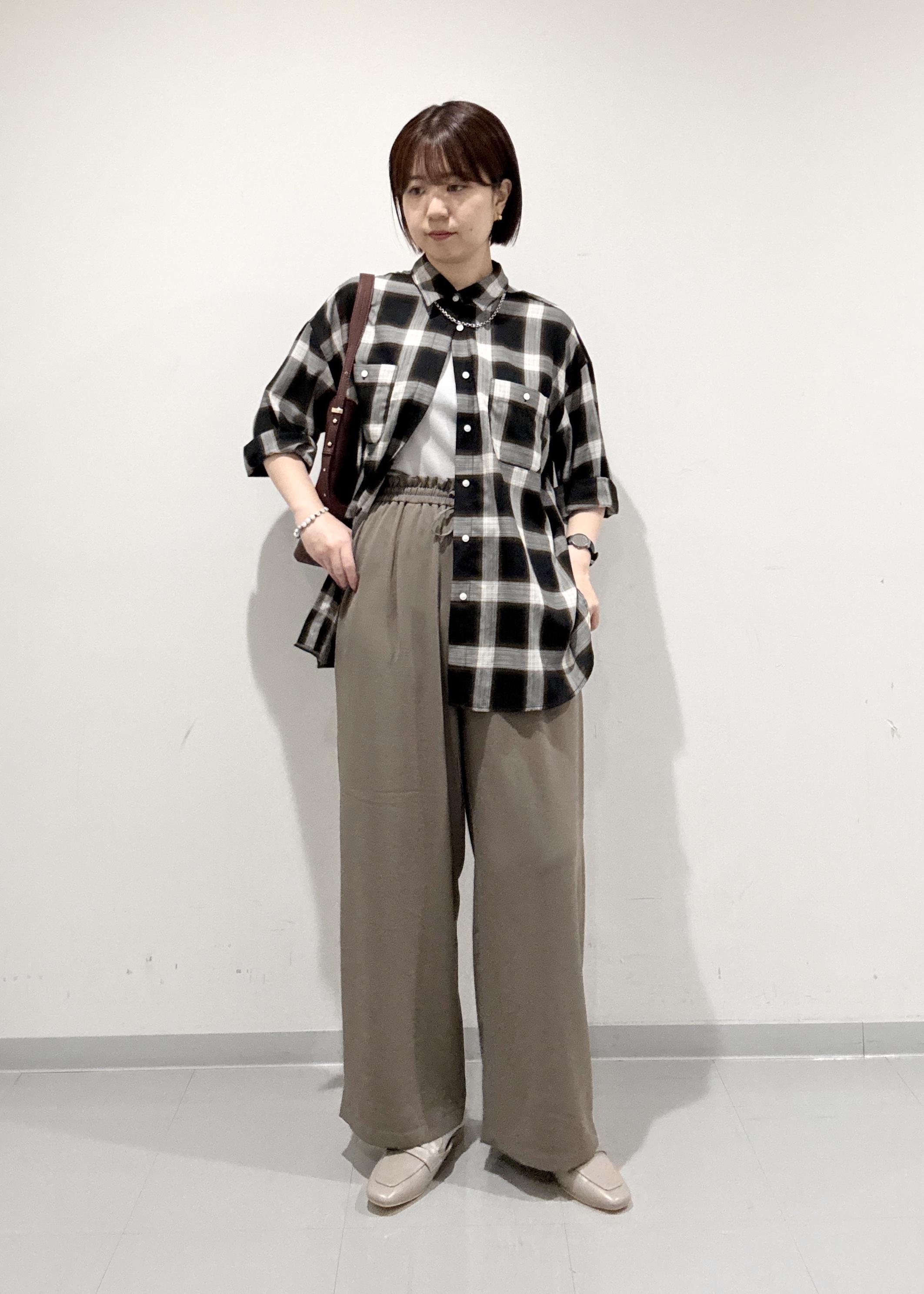 ROPE' PICNICのオンブレチェックシャツ/UVケアを使ったコーディネートを紹介します。｜Rakuten Fashion(楽天ファッション／旧楽天ブランドアベニュー)6117328