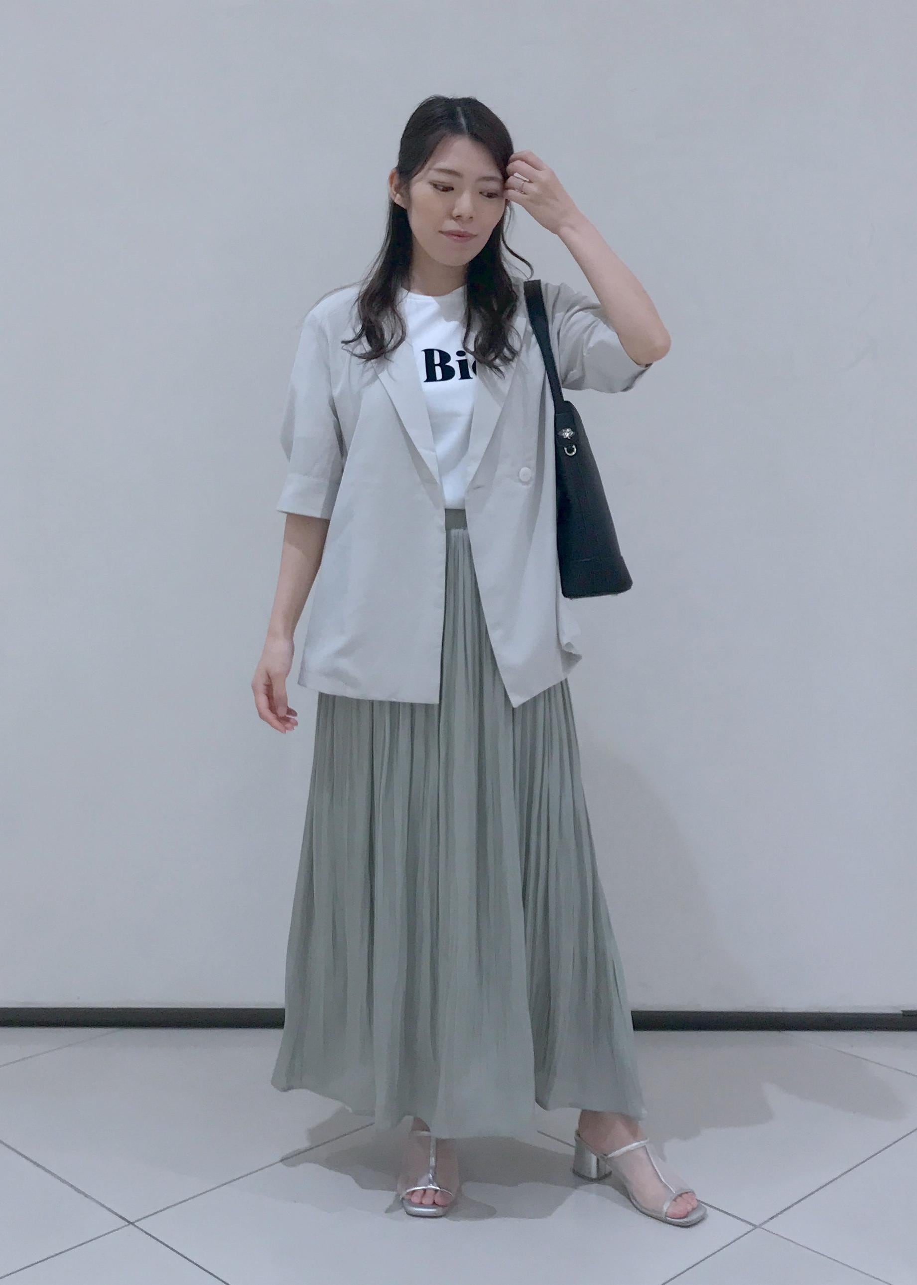 ROPE' PICNICの【UVカット・接触冷感・汗染み加工】フロッキーロゴTシャツを使ったコーディネートを紹介します。｜Rakuten Fashion(楽天ファッション／旧楽天ブランドアベニュー)6117386