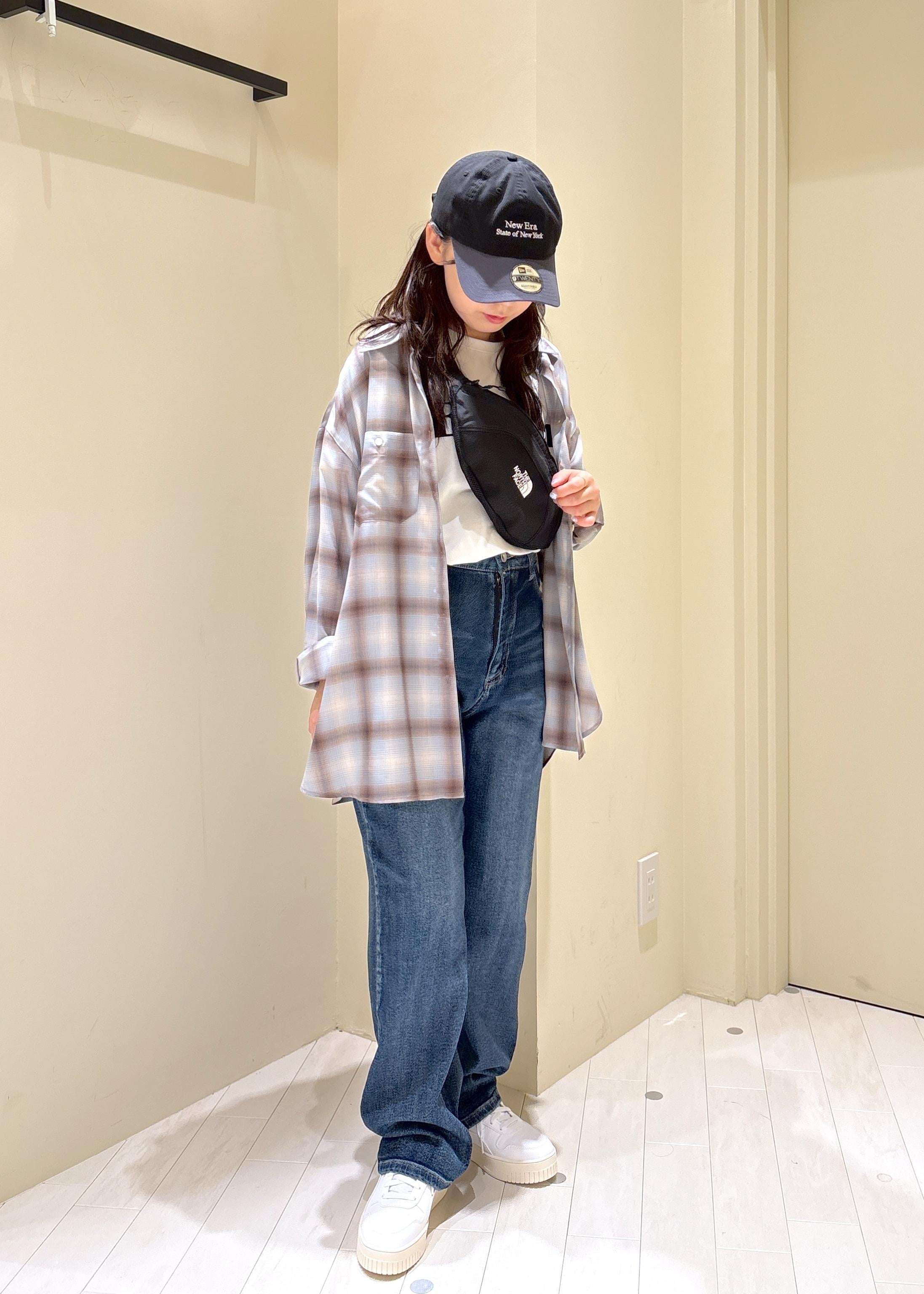 ROPE' PICNICのオンブレチェックシャツ/UVケアを使ったコーディネートを紹介します。｜Rakuten Fashion(楽天ファッション／旧楽天ブランドアベニュー)6117330