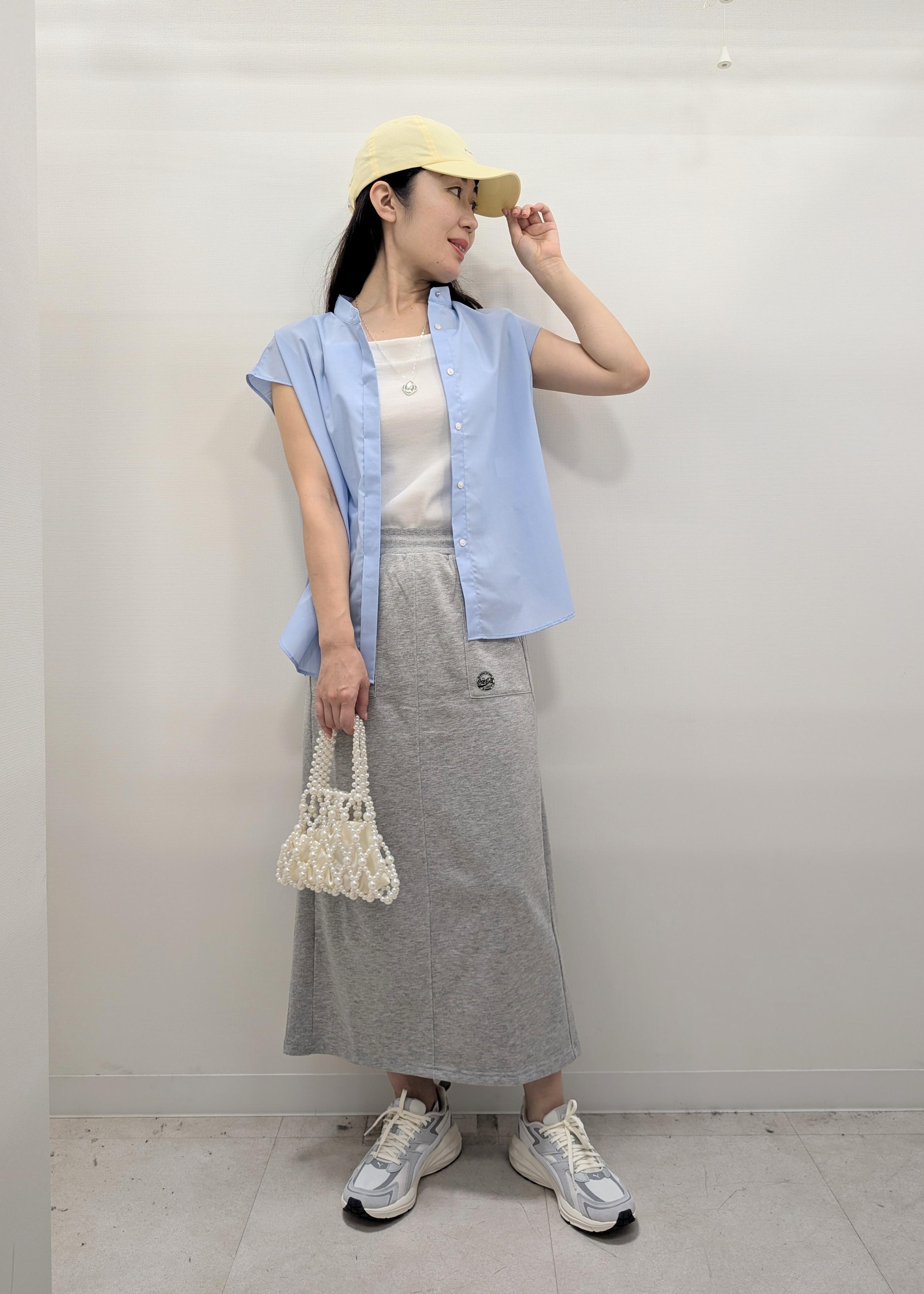 ROPE' PICNICの【防シワ】リボンフレンチスリーブシャツを使ったコーディネートを紹介します。｜Rakuten Fashion(楽天ファッション／旧楽天ブランドアベニュー)6117401