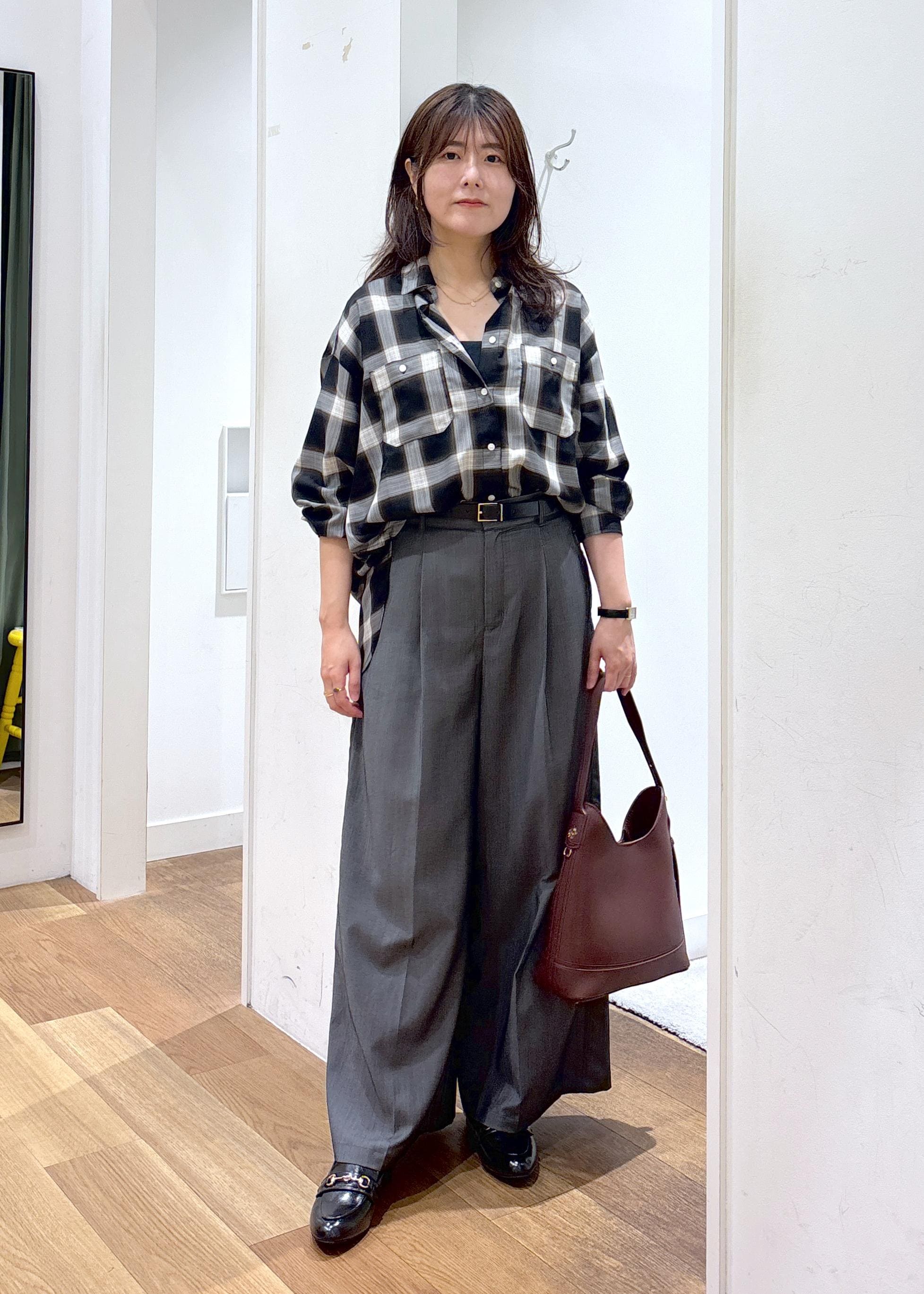 ROPE' PICNICのオンブレチェックシャツ/UVケアを使ったコーディネートを紹介します。｜Rakuten Fashion(楽天ファッション／旧楽天ブランドアベニュー)6117411