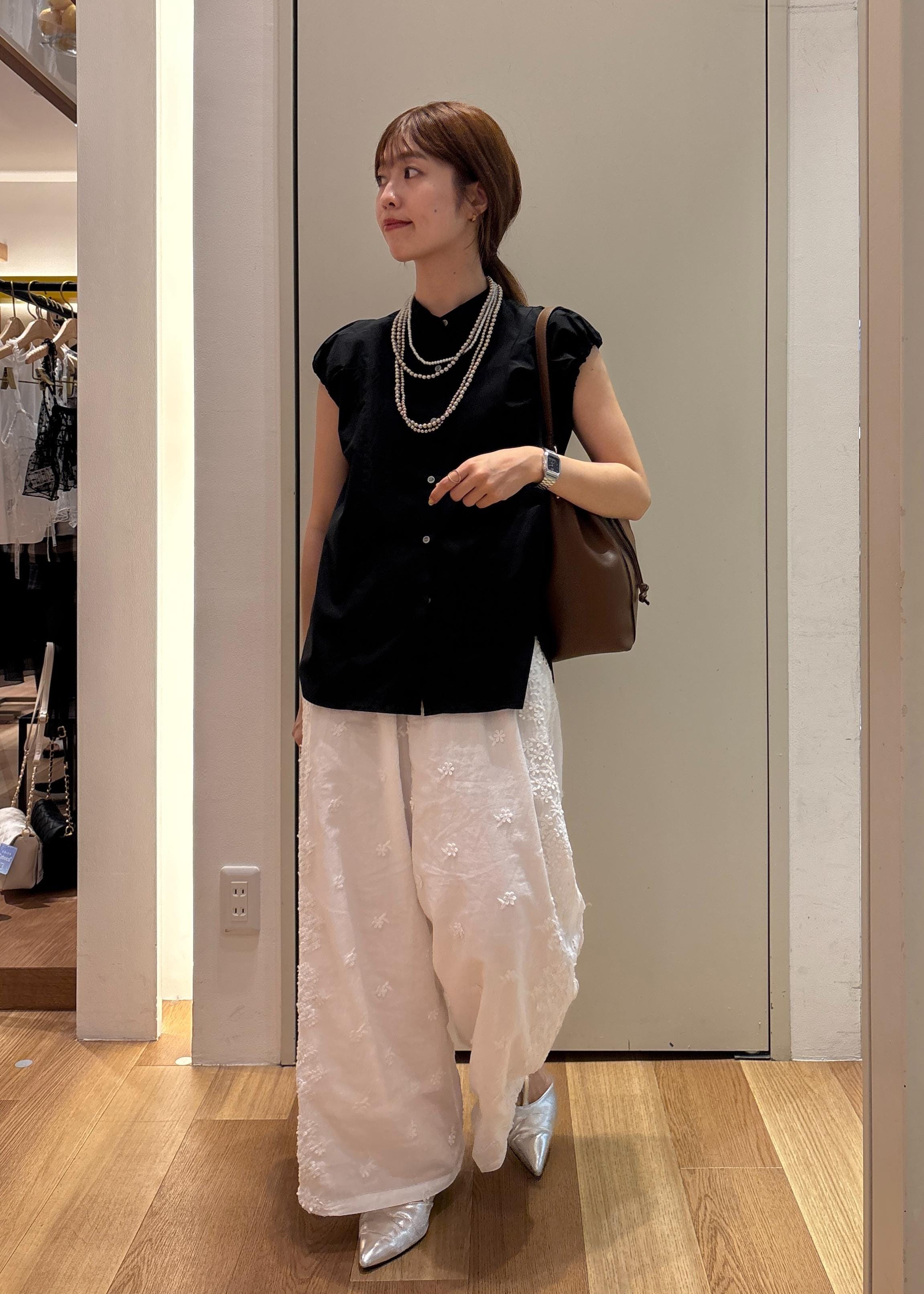 ROPE' PICNICの着丈が選べるバルーンスリーブシャツブラウス/イージーケアを使ったコーディネートを紹介します。｜Rakuten Fashion(楽天ファッション／旧楽天ブランドアベニュー)6117444