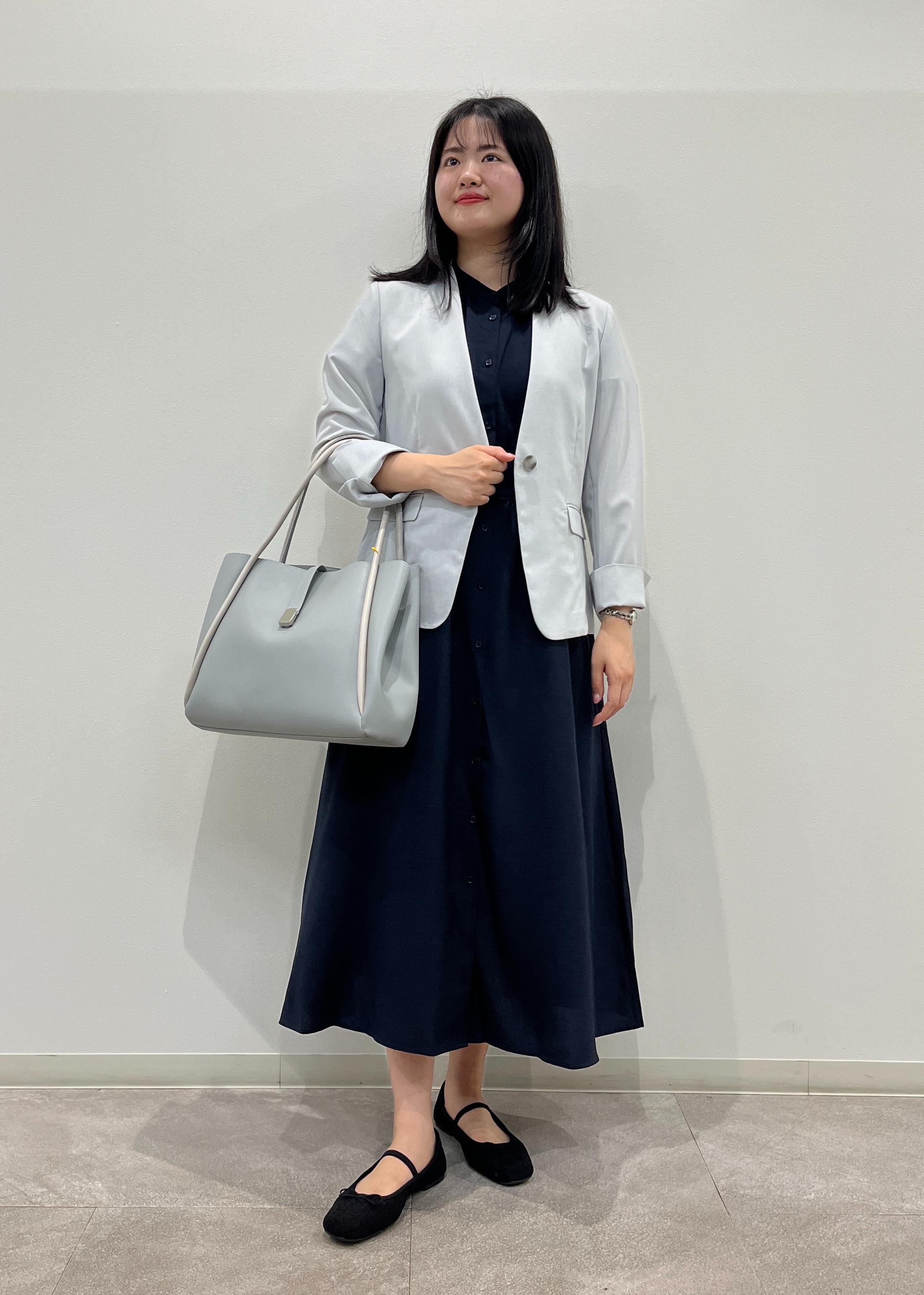 ROPE' PICNICのフレンチドルマンワンピースを使ったコーディネートを紹介します。｜Rakuten Fashion(楽天ファッション／旧楽天ブランドアベニュー)6117453